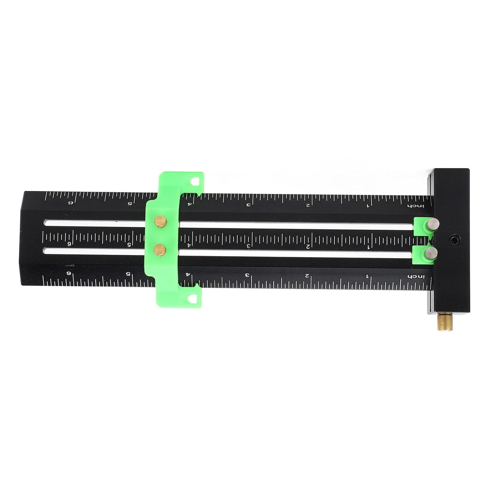 6in Woodworking Scriber with Limit Block Parallel Vertical Marking Easy to Read Double Line Marking green