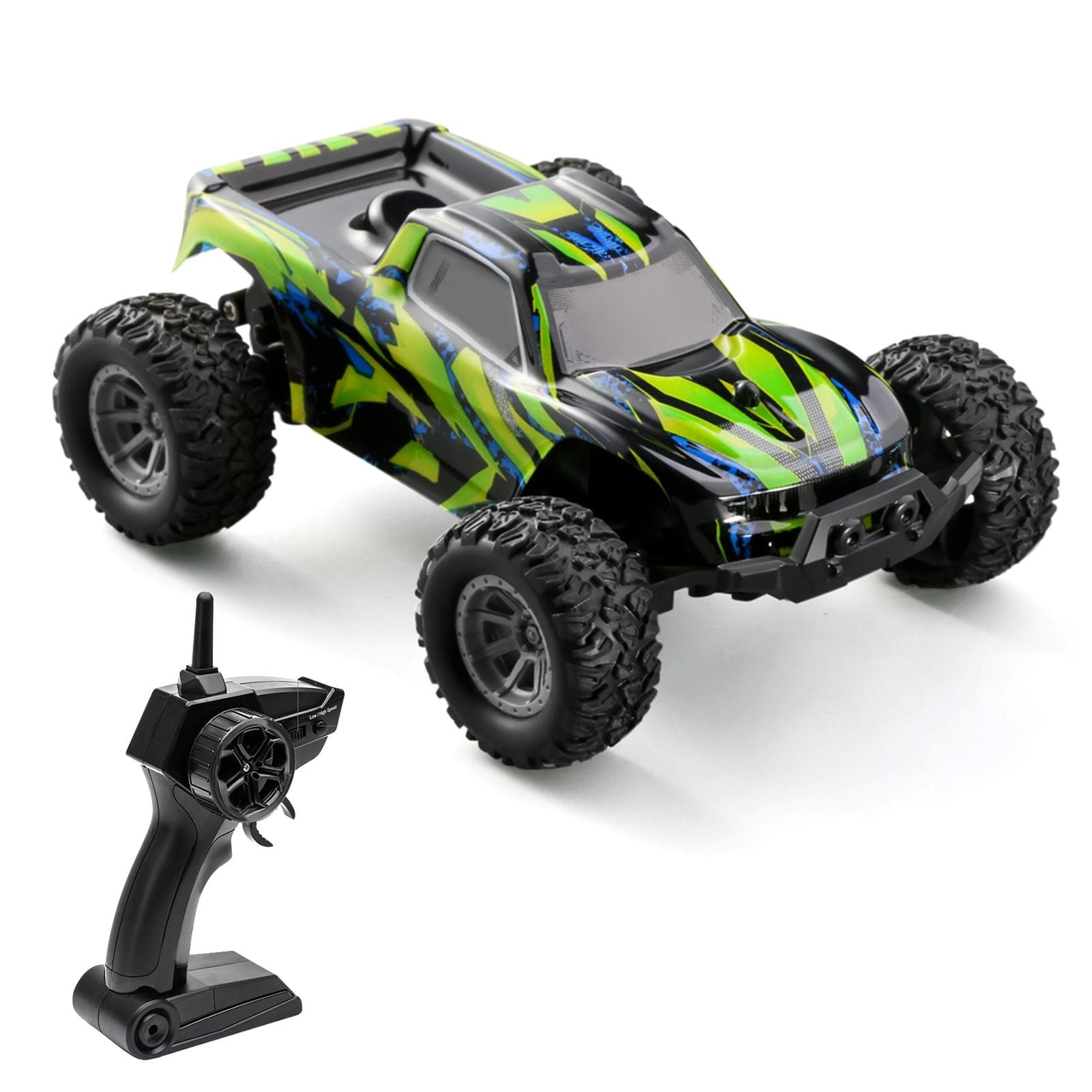 S802 1/32 2WD 20km/h 2.4GHz Mini High-speed Car RC Mini Off-road Car Racing Car Remote Control green