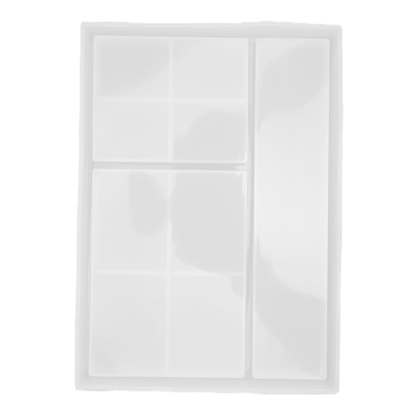 DIY Crystal Epoxy Tray Mold Reusable Easy to Demold Multi Grid Jewelry Box Molds