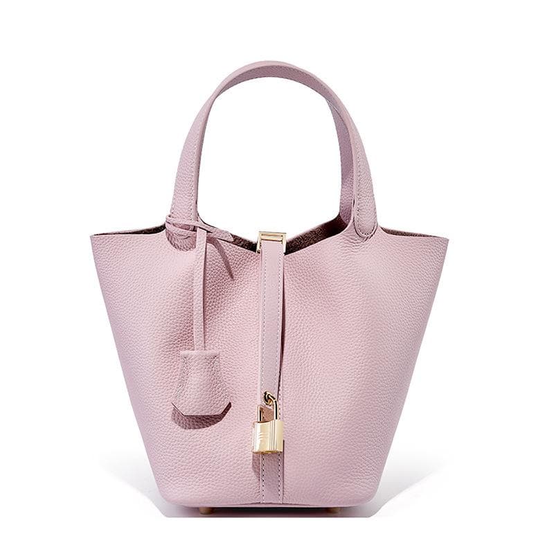 Bag Bucket Bag Basket Female Handbag Mommy Bag Bride Wedding Bag Senior Sense pink