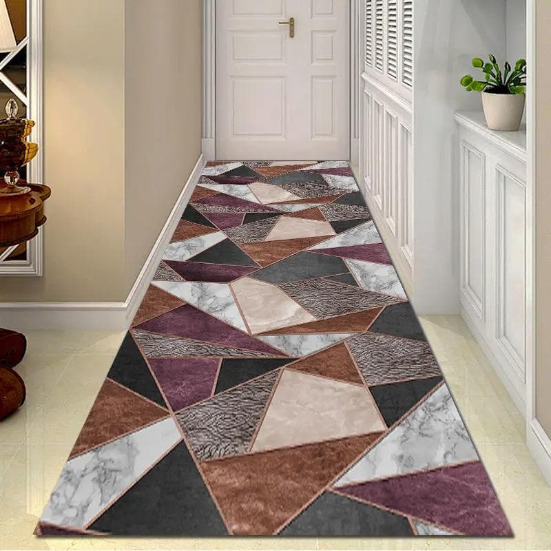 Household Long Corridor Carpet European Style Entrance Hall Floor Mats Carpet Living Room Hotel Stairs Large Area Rugs Customized size