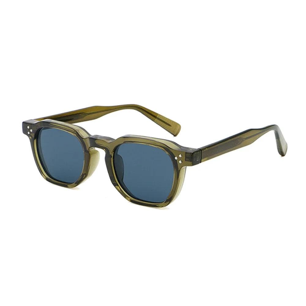 Vintage Rivet Oval Sunglasses Women Men Luxury Leopard Print Anti Blue Light Eyewear Fashion Sun Glasses