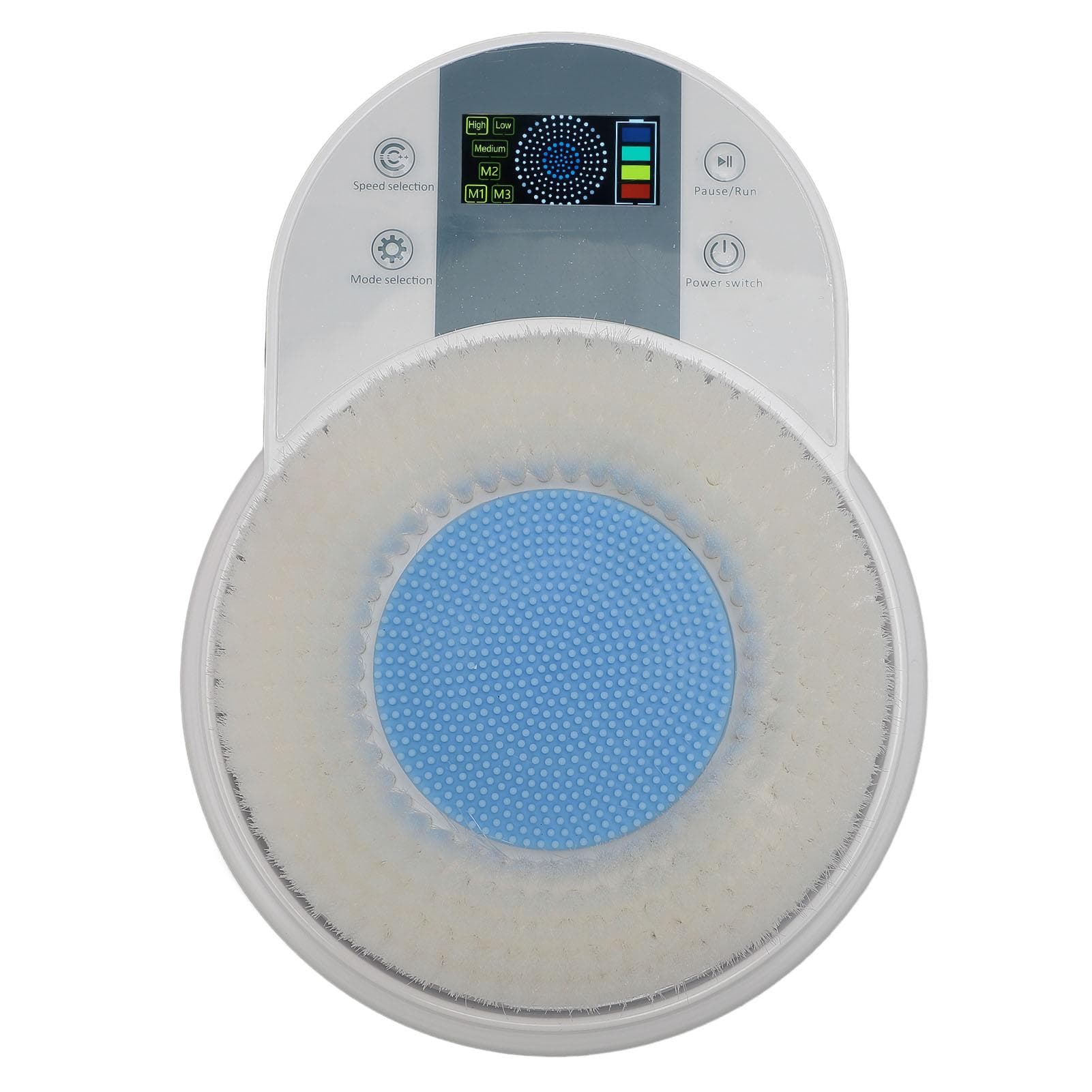 Electric Back Scrubber Wall Mounted 3 Speed Automatic Shut Off Deep Cleansing AI Smart Chip US Plug