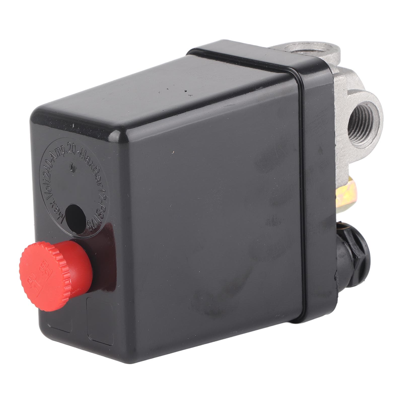 Air Compressor Pressure Switch NPT 12in 4 Port Adjustable Pressure Control Valve 90?120PSI