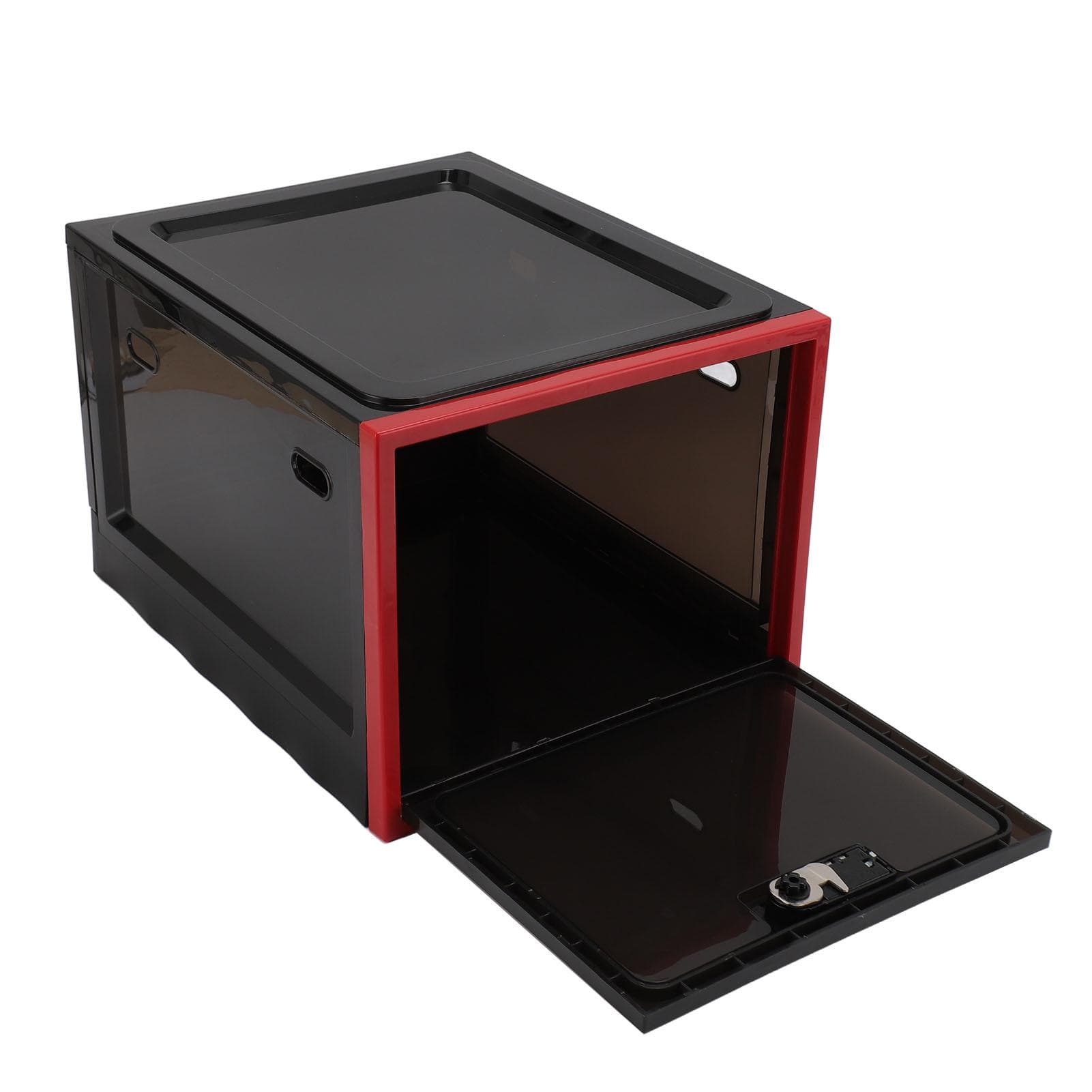 Large Medicine Lock Box Transparent Plastic Lockable Storage Box 3 Digit Combination Lock Food Box