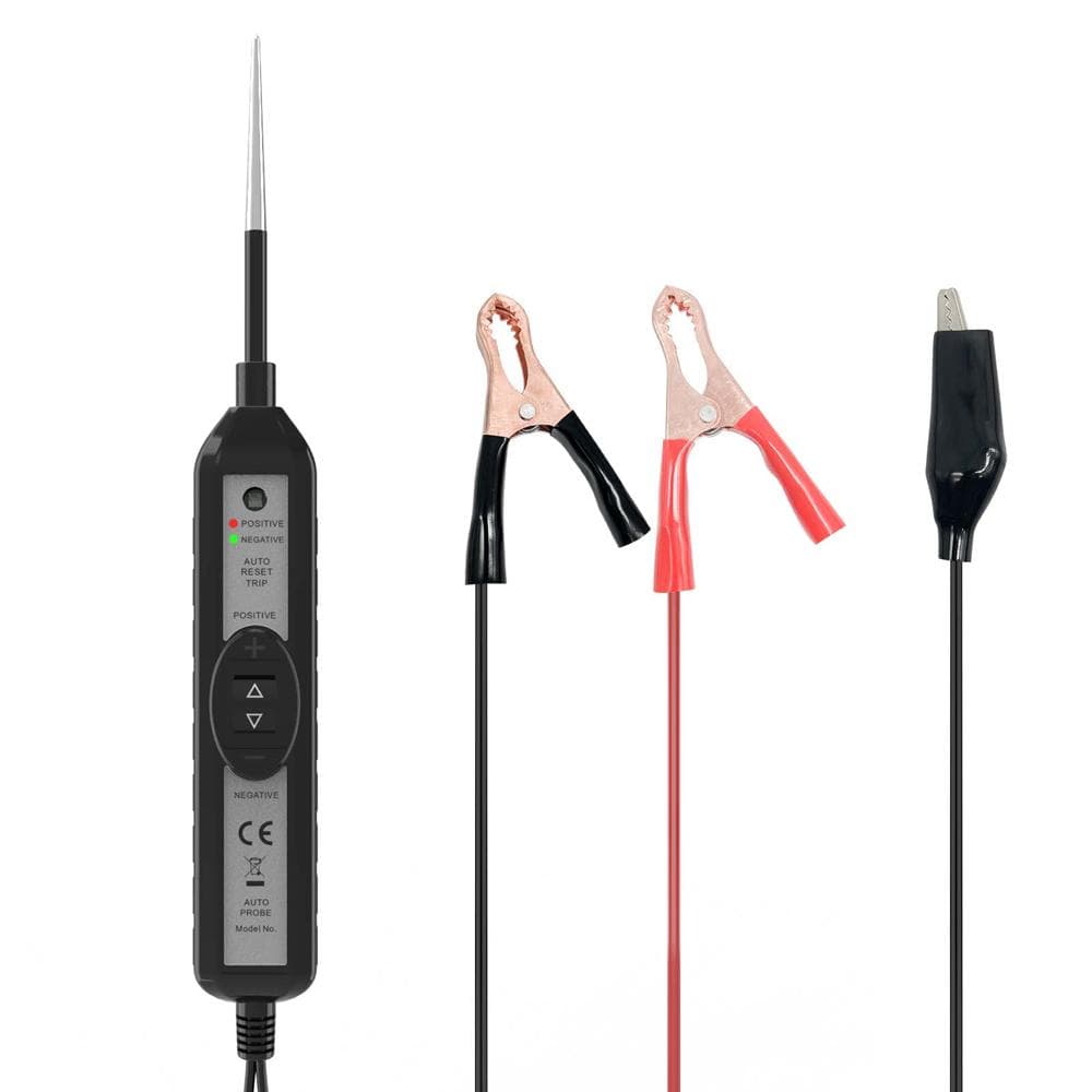 Automotive Electric Circuit Tester Car Electrical System Tester 6-24VDC Automotive Multi-function black