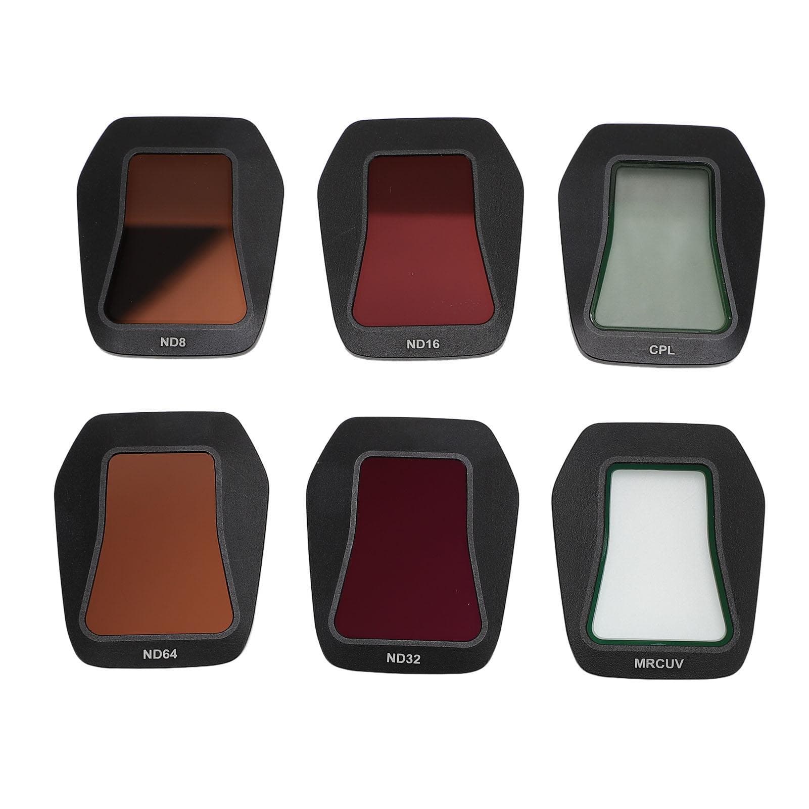 6pcs Drone Camera Filters Set Reduce Exposure ND8 ND16 ND32 ND64 UV CPL Quick Release Drone