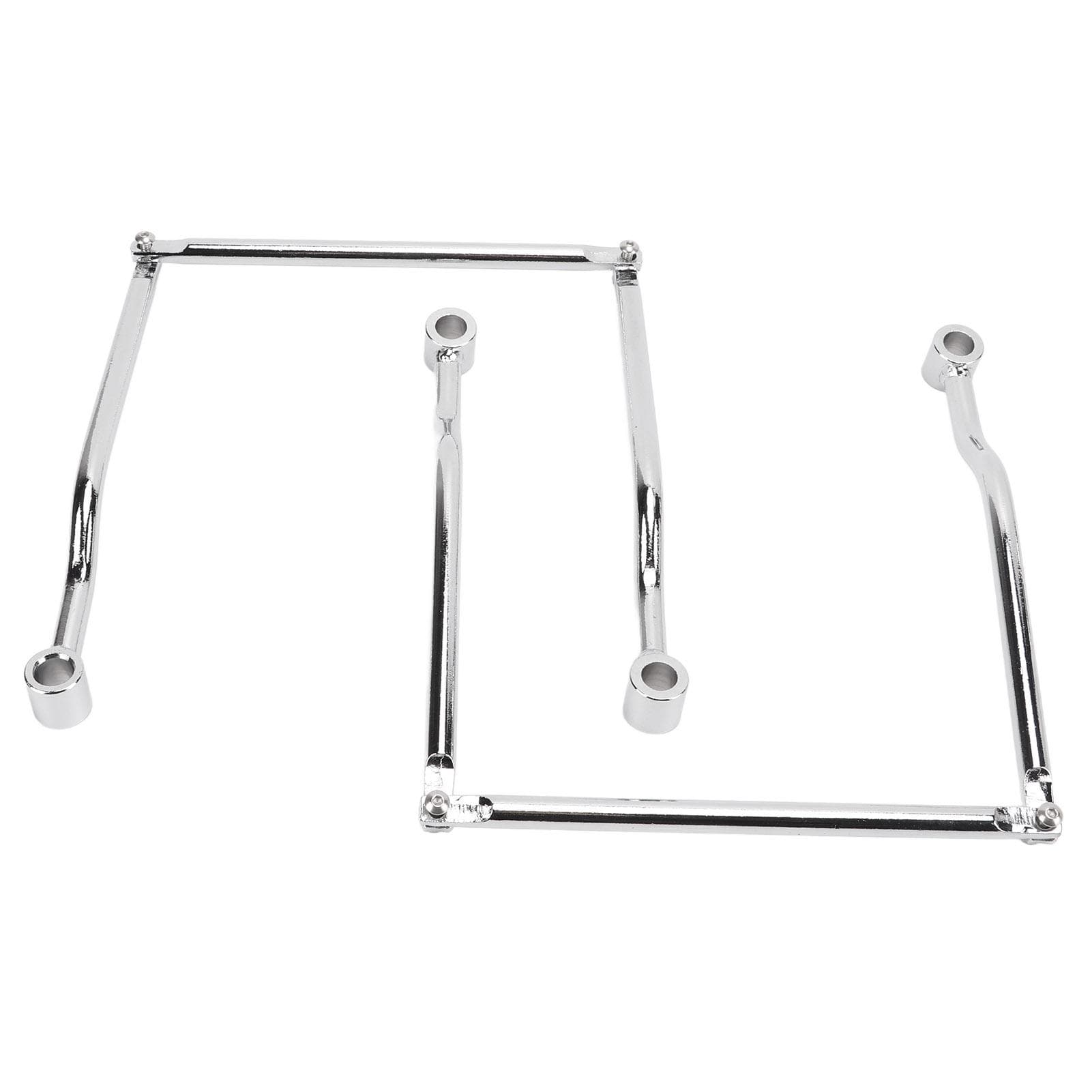 Motorcycle Side Saddle Bag Mount Bracket Bars Universal Steel Heavy Duty for 12mm Mounting Hole