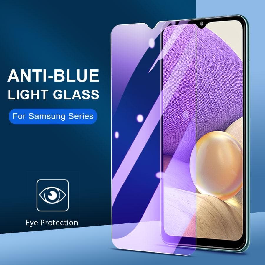 Anti Blue Light Tempered Glass Samsung A32 A52 A72 A12 A31 A51 A71 A13 A23 A73 A53 A14 A24 A34 A54 A15 A25 A35 A55 A16 A26 A36 A56 Screen Protector A12