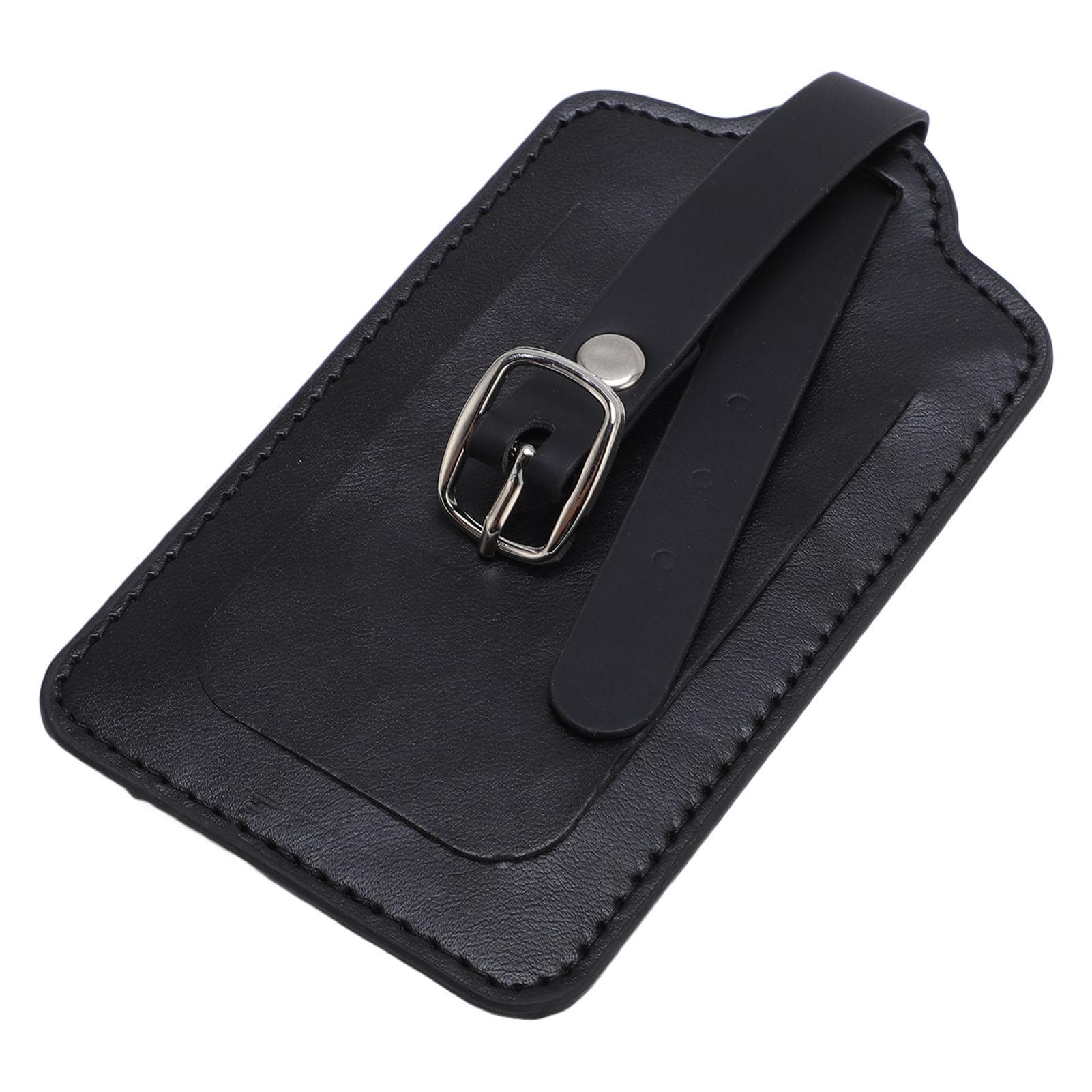 Luggage Baggage Tag Rain Proof PU Leather Soft Lock Design Stylish Luggage ID Label for Travel and
