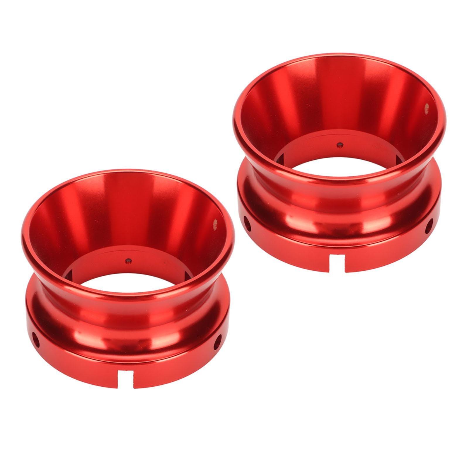 2Pcs NAB Hub Adapters for Studer ReVox Red Polished Aluminium Universal 10 Inch Opener for Akai for