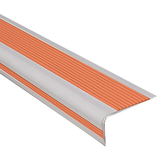 Self-Adhesive Stair Edge Protector Non-Slip Waterproof Stair Edge Stripe Indoor Outdoor Stair PVC Anti-slip Strip 200cm orange