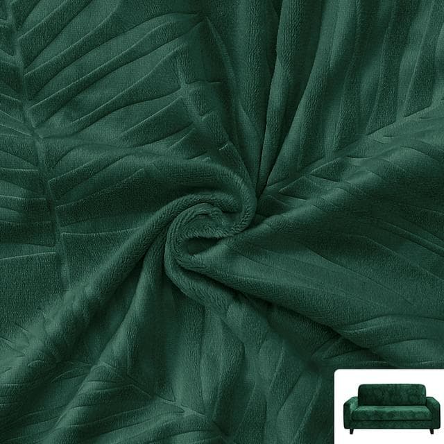 Velvet Fabric Sofa Covers For Living Room Plush Stretch Sofa Slipcover Thick Embossing Couch Cover Cold Protection Sofa Cover 1 Seat 90-140cm