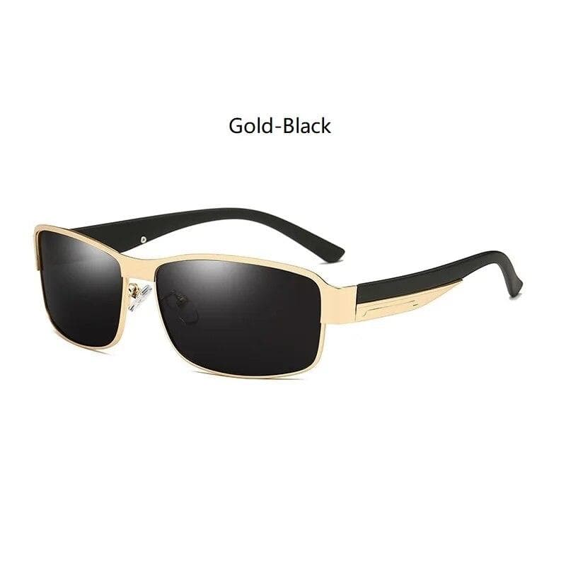 Classic Metal Frame Men Sunglasses Luxury Designer UV400 Vintage Eyewear For Driving Fishing