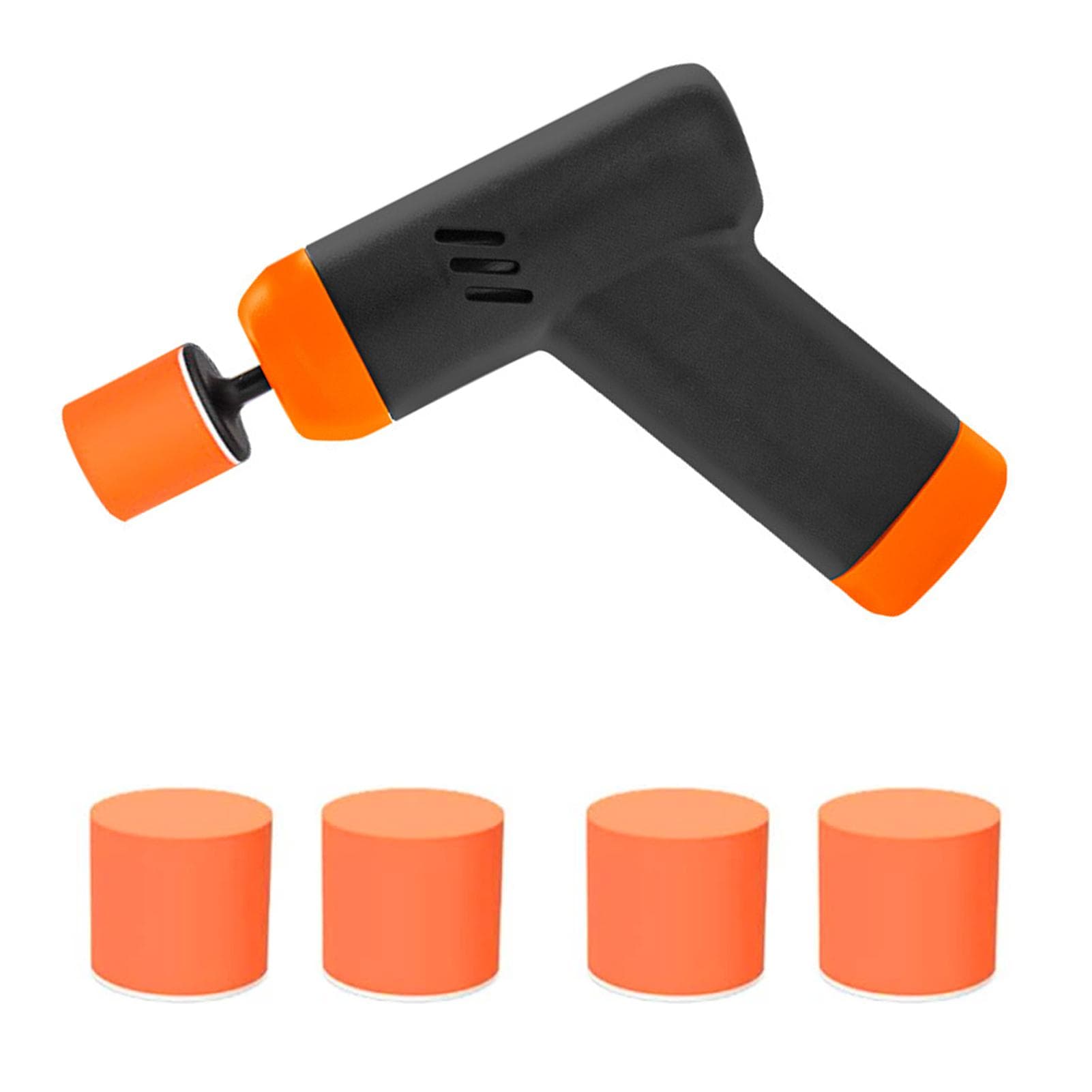 Car Buffer Polisher 2 Gear Cordless Car Buffer Waxer For Car Detailing Polishing And Waxing with orange