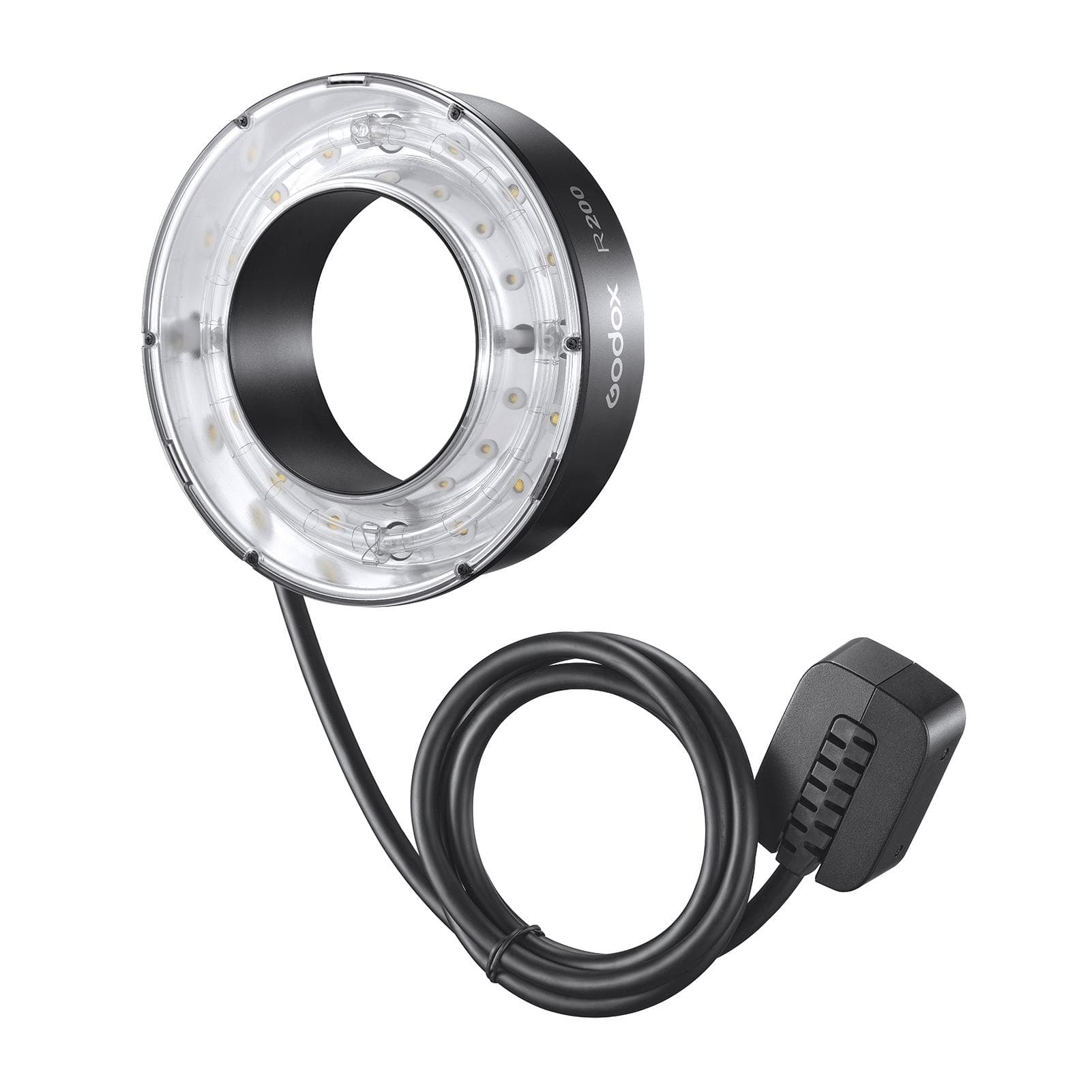 Godox R200 Ring Flash Head for Godox AD200/ AD200Pro Flash 200Ws Flash Power Builtin 10W Modeling black