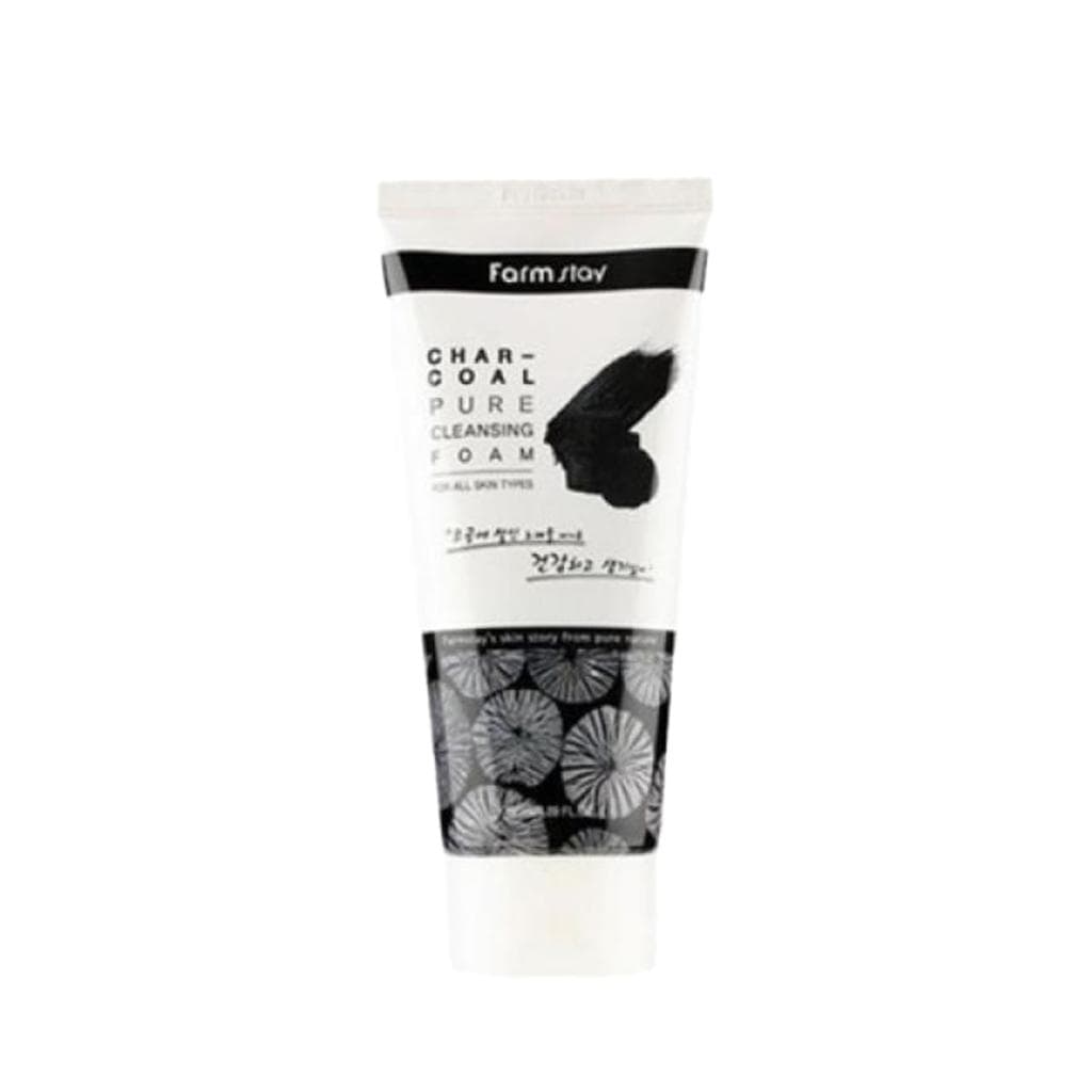 FARM STAY Charcoal Pure Cleansing Foam 180ml (3 Options) 1pcs
