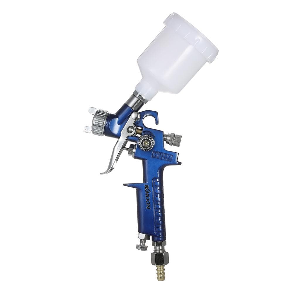 1.0mm Mini HVLP Air Sprayer Airbrush Kit Touch-Up Paint Spraying Tool Gravity-Feed Air Brush Set 0.8MM