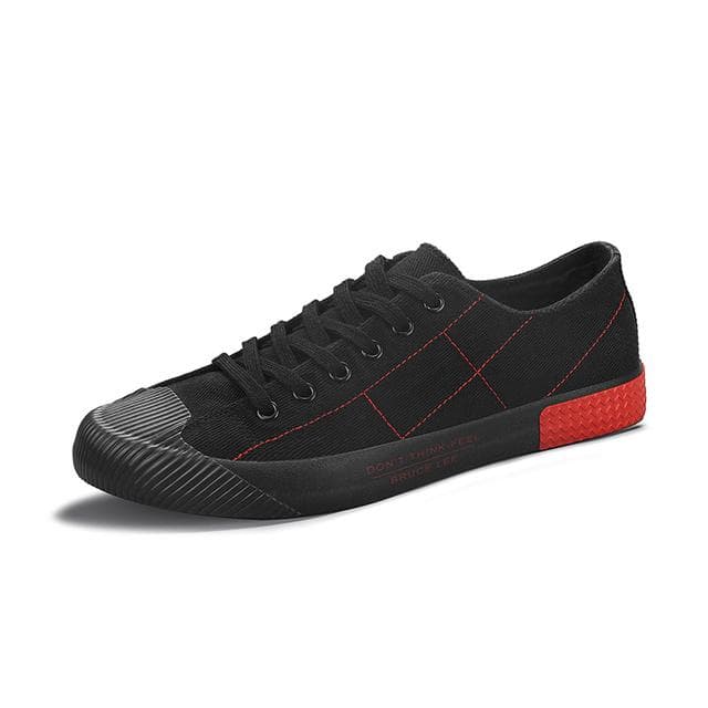 heap Canvas Shoes for Men Green Plaid Flat Shoes Men Lace-up Breathable Casual Shoes Men Espadrilles zapatos hombre 44 black