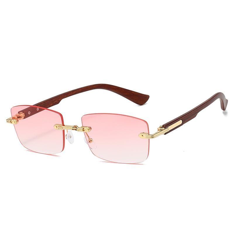 Retro Rimless Round Sunglasses Women Men Luxury Brand UV400 Sun Glasses for Outdoor Driving Fashion Eyewear