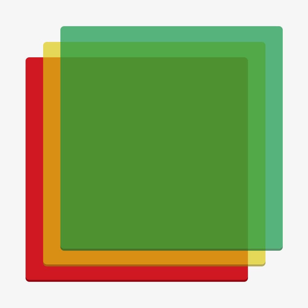 Creality 8x8x18 Three Colors Transparent Acrylic Sheets 10pcs Suitable for CO2 laser engravers multicolour