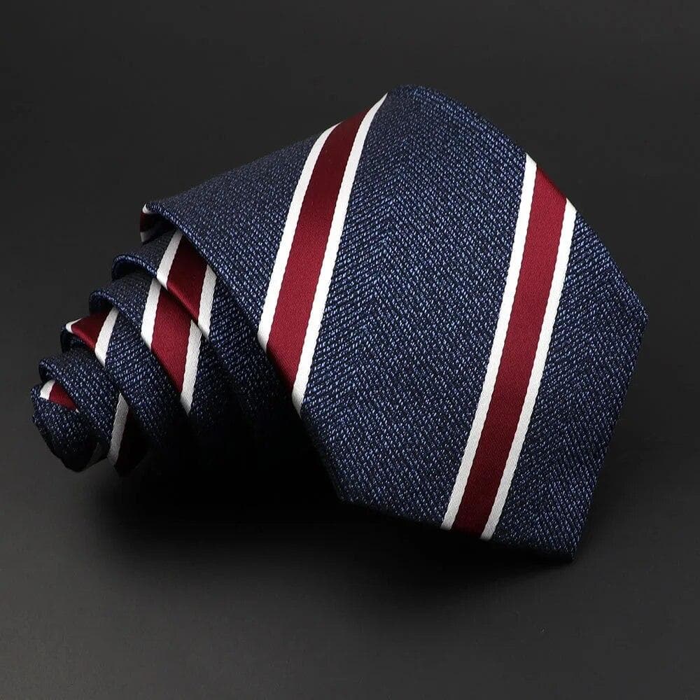 Men's Tie, Luxury, 8cm, Striped Paisley Plaid, Jacquard Necktie, For Business Wedding,