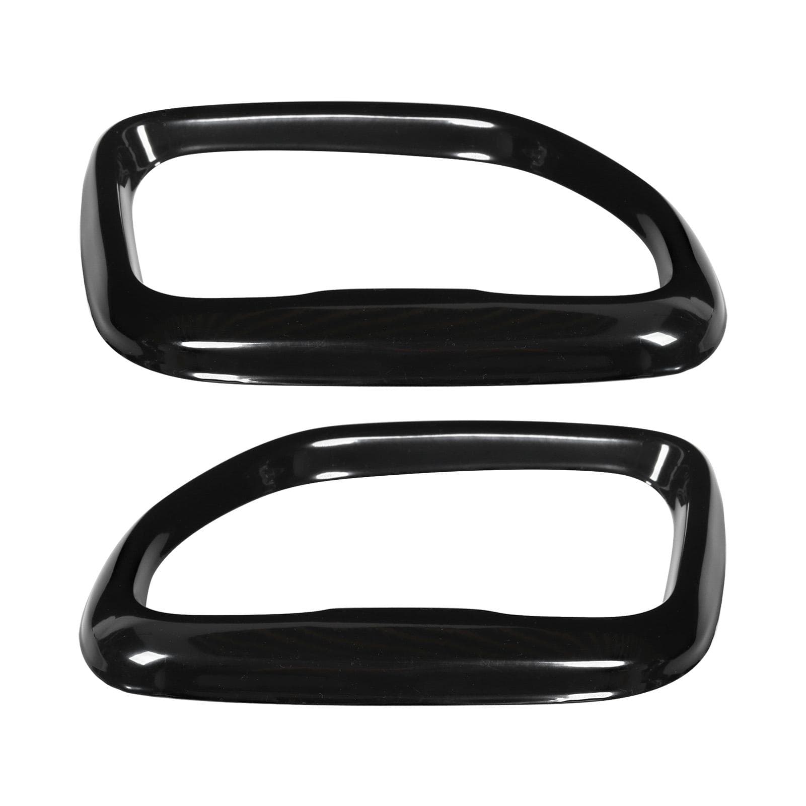 2PCS Tail Exhaust Pipe Cover Stainless Steel Glossy Black Replacement for X3 M40i 2018?2021