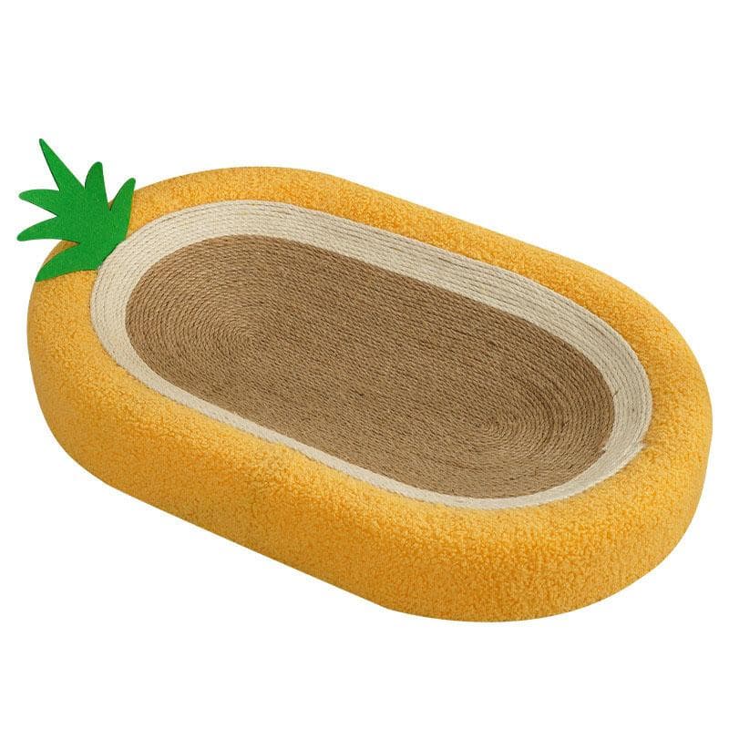 Pet Cat Scratcher Bowl Large Diameter Integrated Design Rugged Cat Scratching Pad Bed for Home