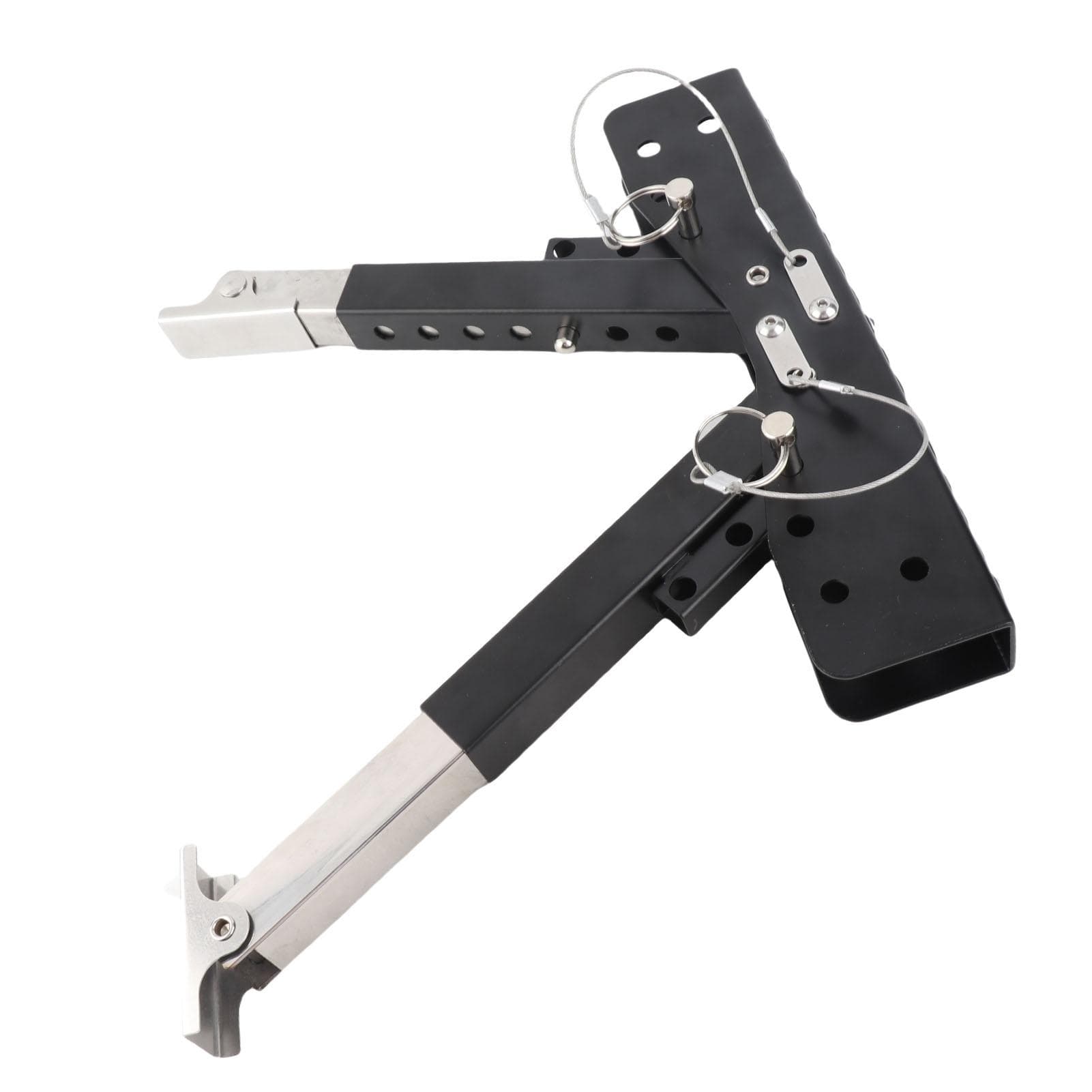 Folding Step Stabilizer 2.8?11.4 Inch Height Adjustment Stainless Steel Foot Step Support for 5th