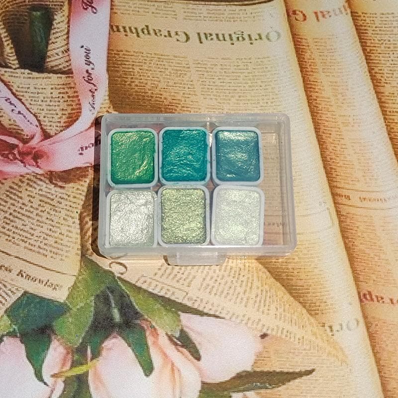 Handmade Solid Watercolor Set Palette Painting Nail Art Supplies
