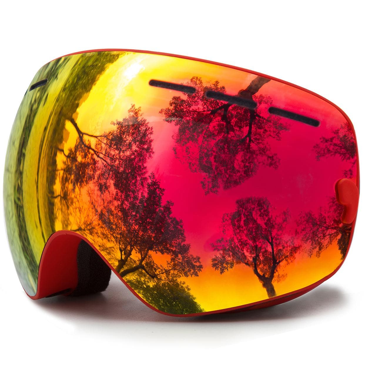 JULI Ski Goggles for Kids 4-16 Boys Girls Snowboarding UV Protection Multi-Color Double Anti-fog Lens Winter Sports