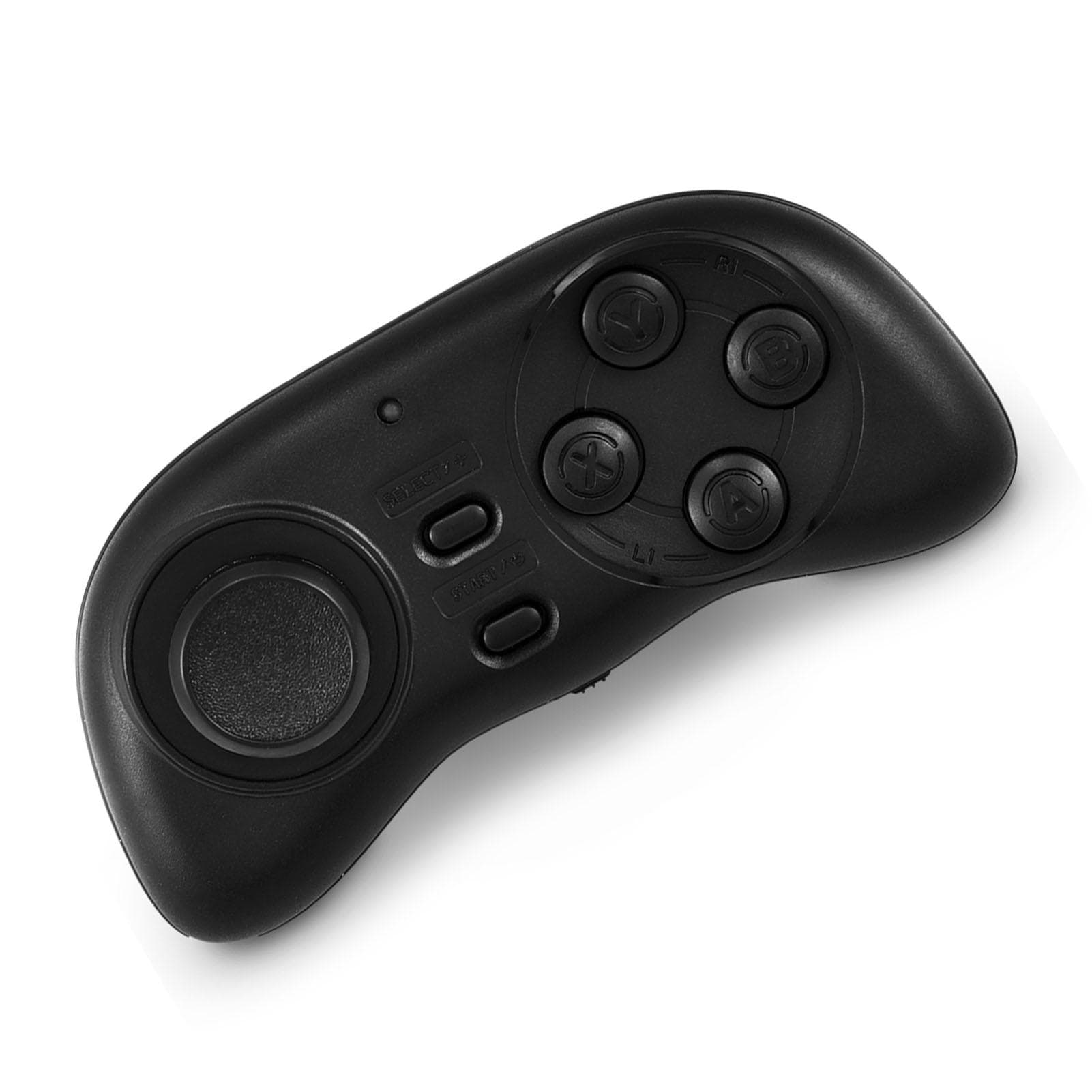 Portable Wireless Bluetooth Game Controller Mini Gamepad Joystick Handle Remote Shutter Black black
