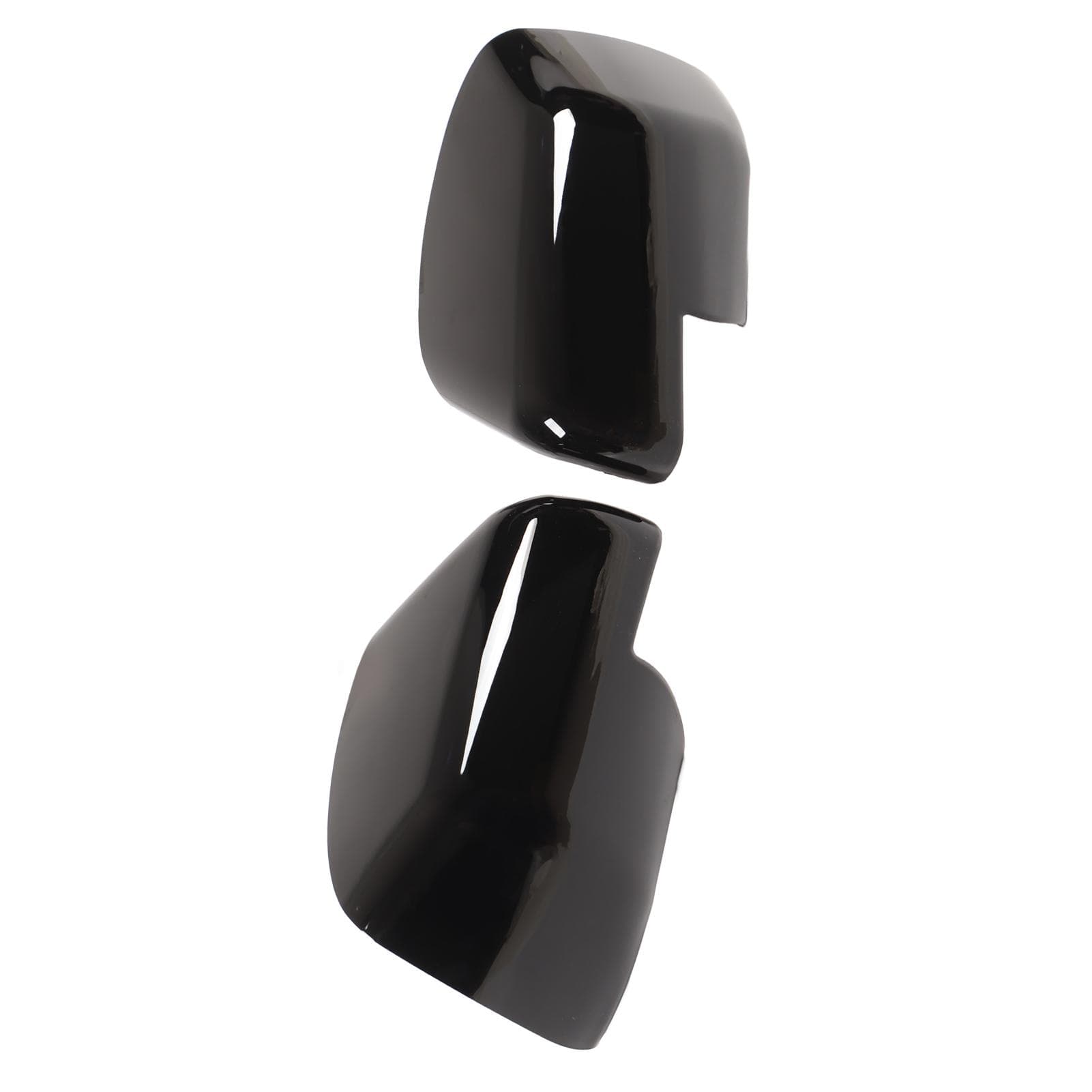 1 Pair Door Rear View Mirror Cover Side Glossy Black Wing Mirror Cap Replacement For Land Rover