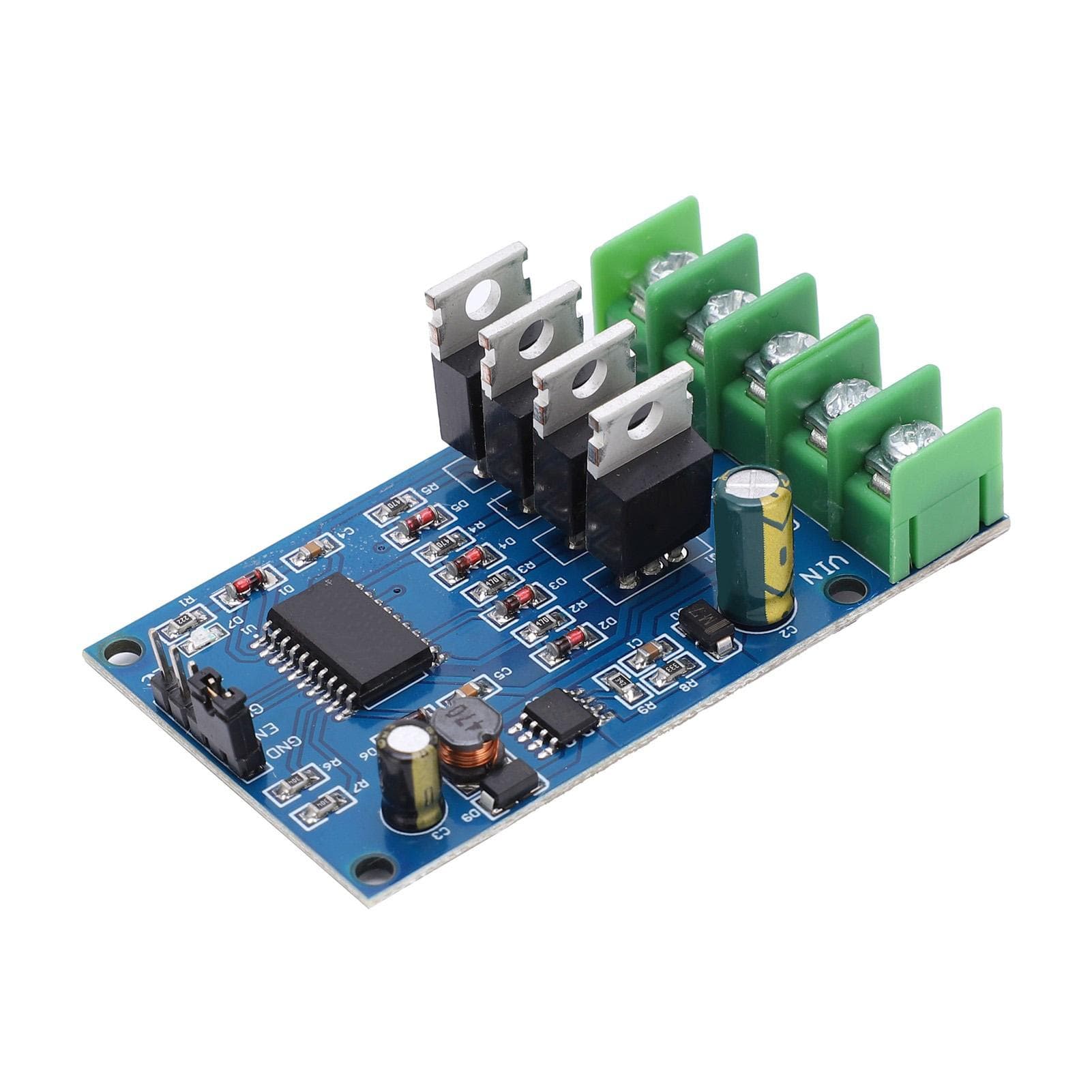 Motor Driver Module H Bridge High Power with 4 Exterior NMOS Pipe Brake Forward and Reverse DC