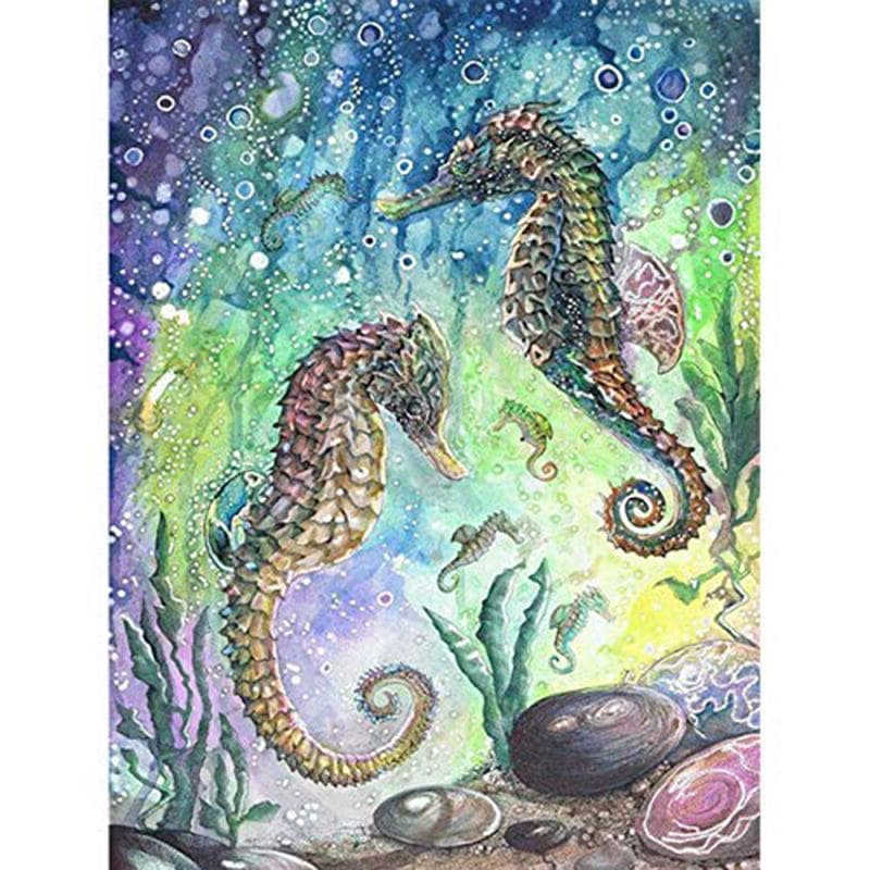 DIY 5D Diamond Painting Cross Stitch Hound Pattern Full Diamond Embroidery 20X30CM
