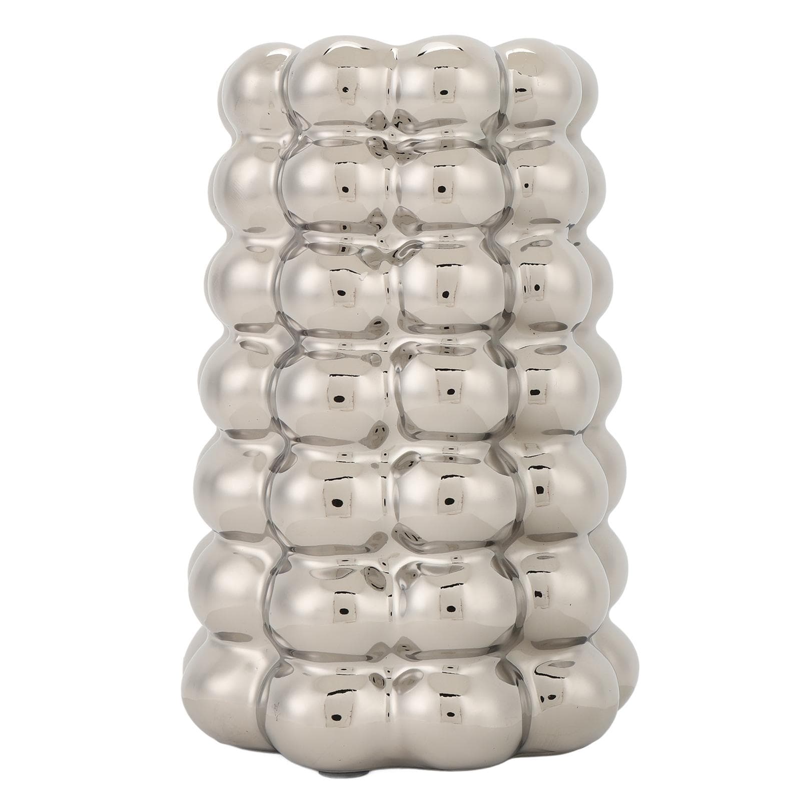Plating Bubble Ceramic Vase Decorative Light Luxury Unique Bubble Flower Pot for Living Room Study