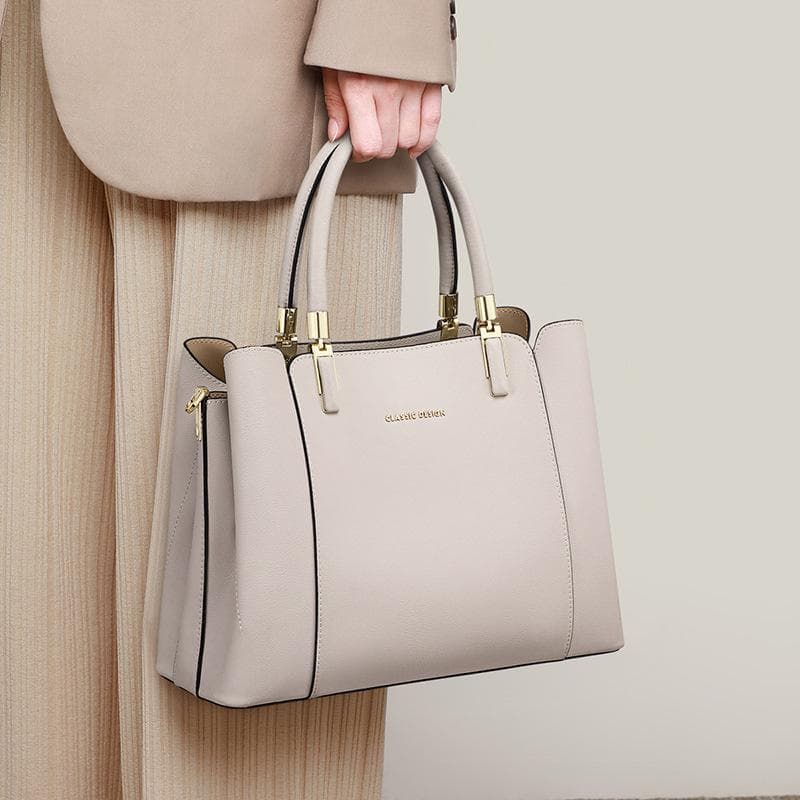 Handbag Women's Spring/summer Crossbody Bag Leather Women's Bag Superior Sense Shoulder Mother Bag