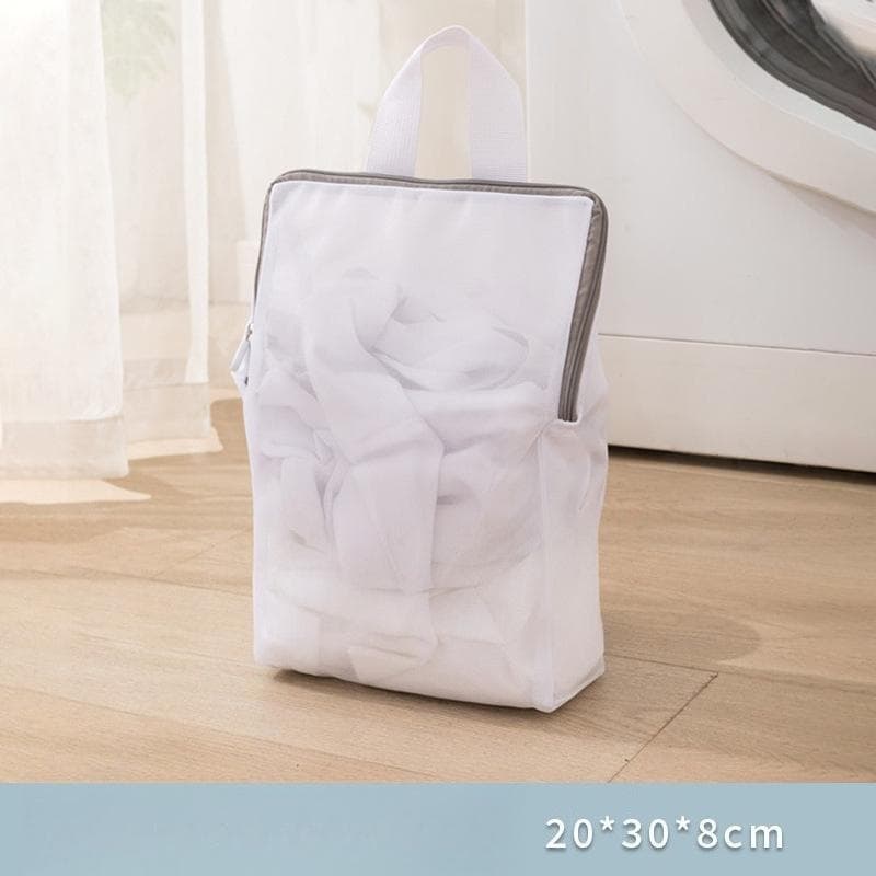 1pc,Sock Storage Hanging Bag Wardrobe Underwear Underwear Storage Artifact Student Dormitory Bedside Wall Hanging Net Pocket Storage Bag Fine Mesh 1pc-s white