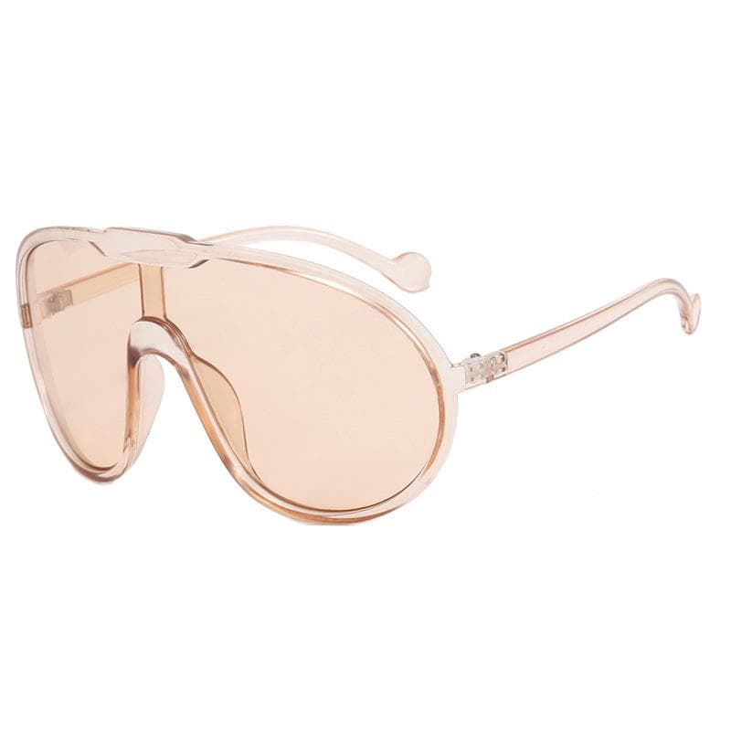 New Big Pilot Women Sunglasses Fashion Oversized One-piece Lenses Men Sun Glasses Outdoor Summer Driving Shades
