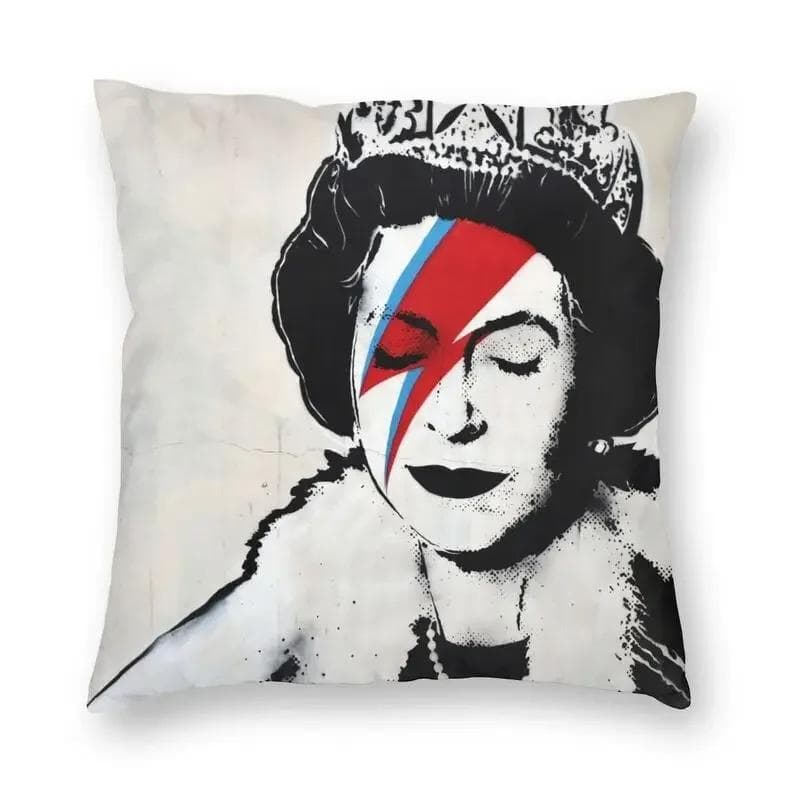 Banksy Uncovering Graffiti Pillow Cover Home Decor Cushion Sofa Street Art Cushion Cover Throw Pillow for Car Decorative Cushoin 50x50cm