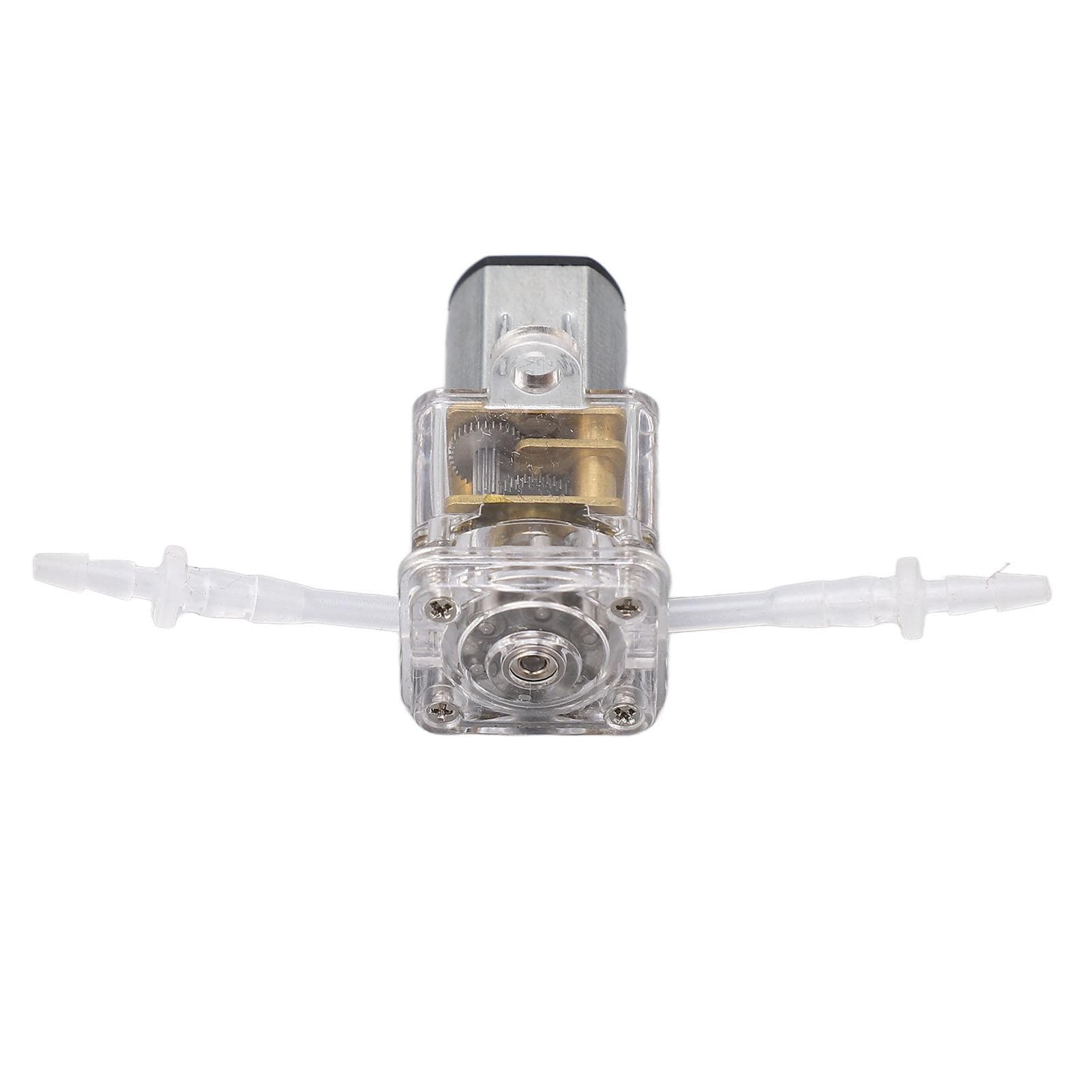 Mini Peristaltic Pump Transparent Shell 1mlmin Flow 0.001m Lift Liquid Dosing Pump for Beauty