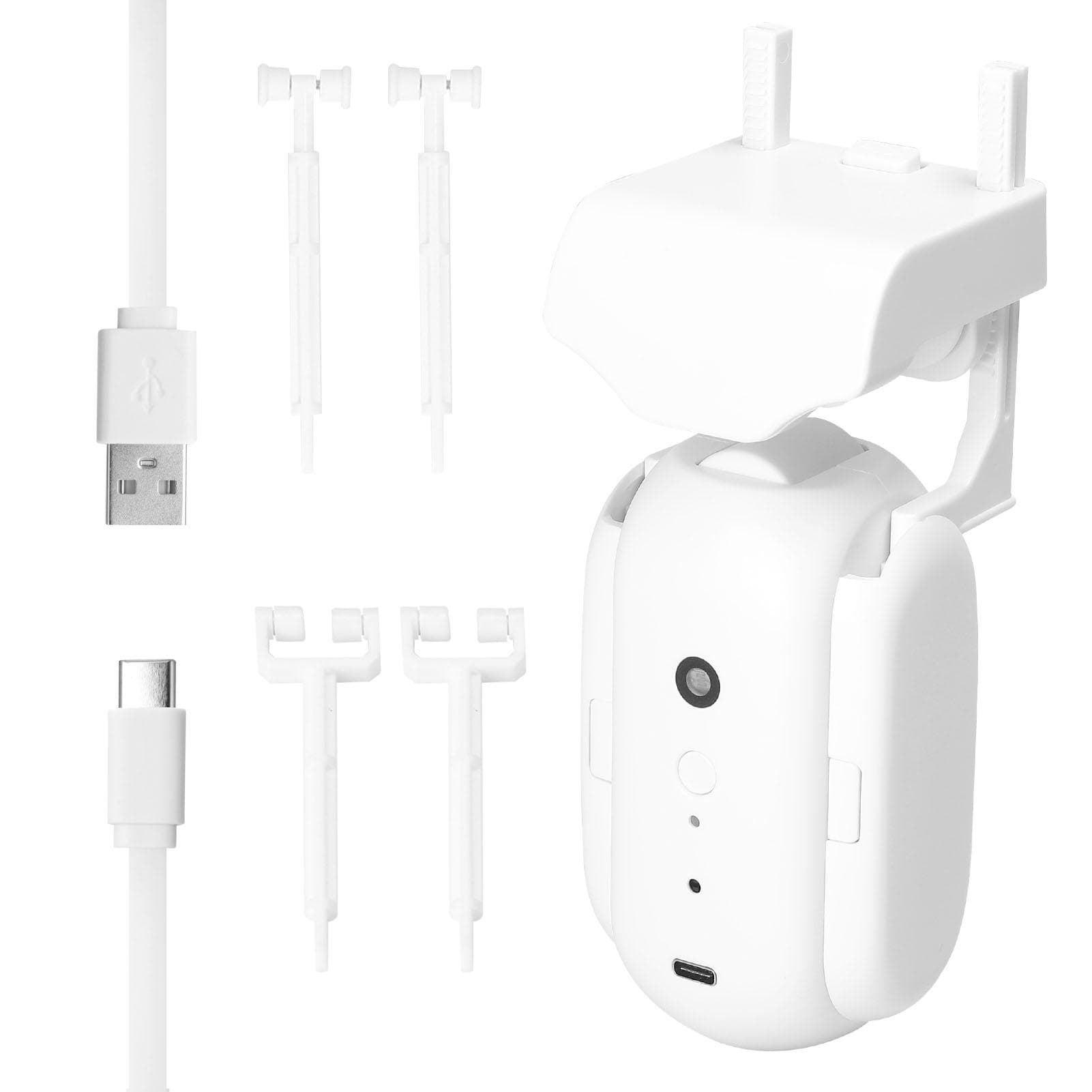 2pcs and 1pcs Tuya Smart Curtain Motor BT Voice Control Switch Electric Curtain Robot APP Control Timer 1pc white