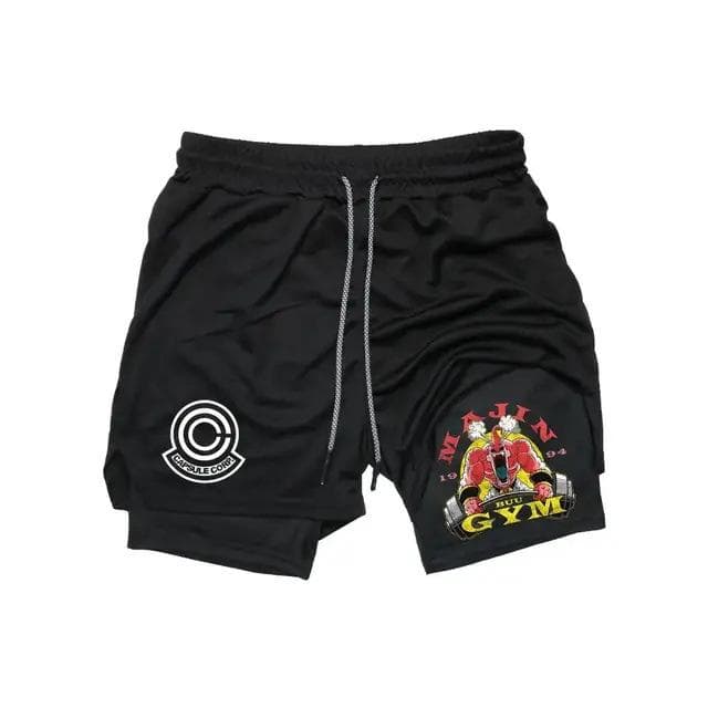Anime Printed Summer Thin Men's Fitness Sports Double Casual Pants 3XL
