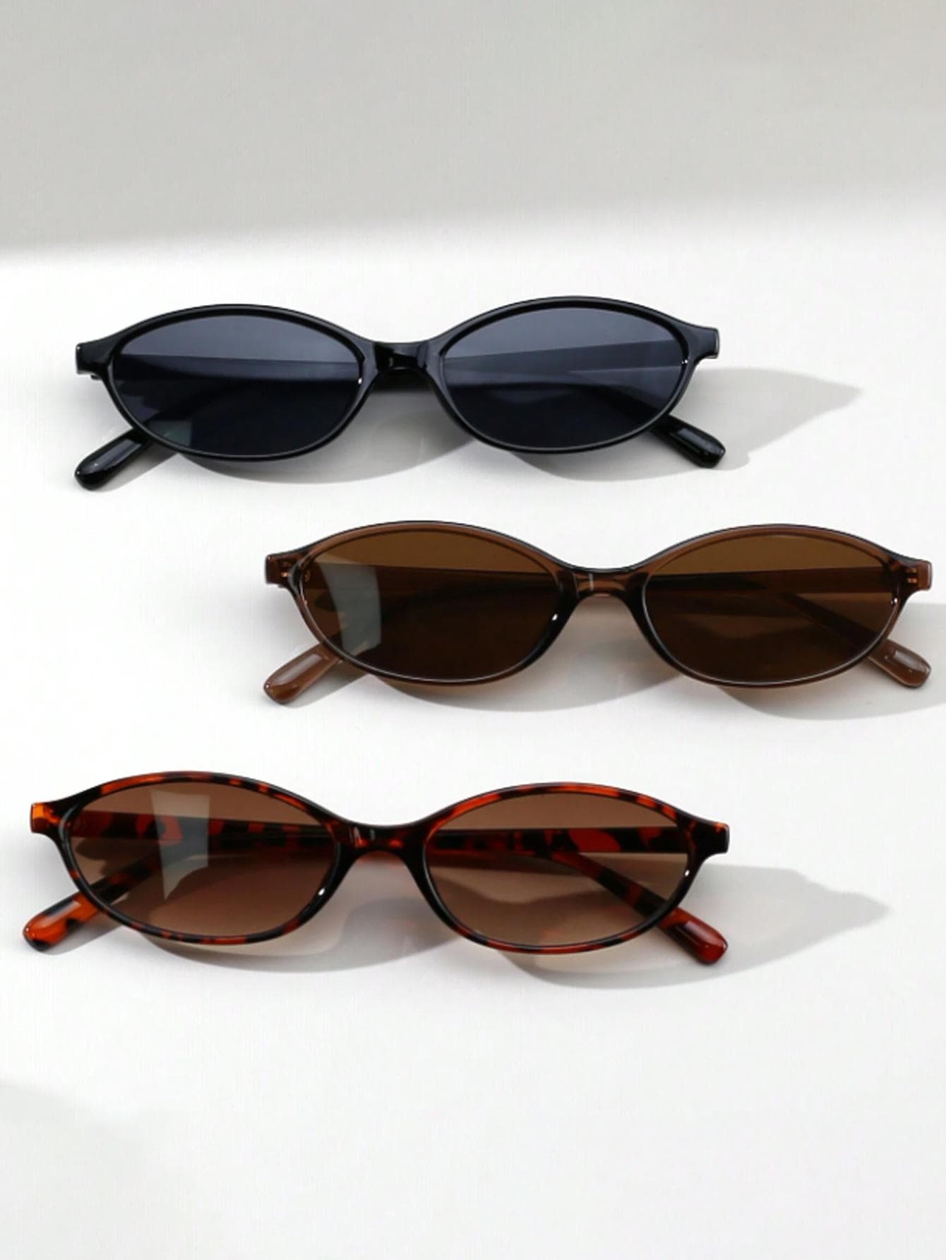 1Pcs Fashionable Rectangular Small Frame Glasses Unisex Durable PC Material Perfect for Parties Holiday Gifts
