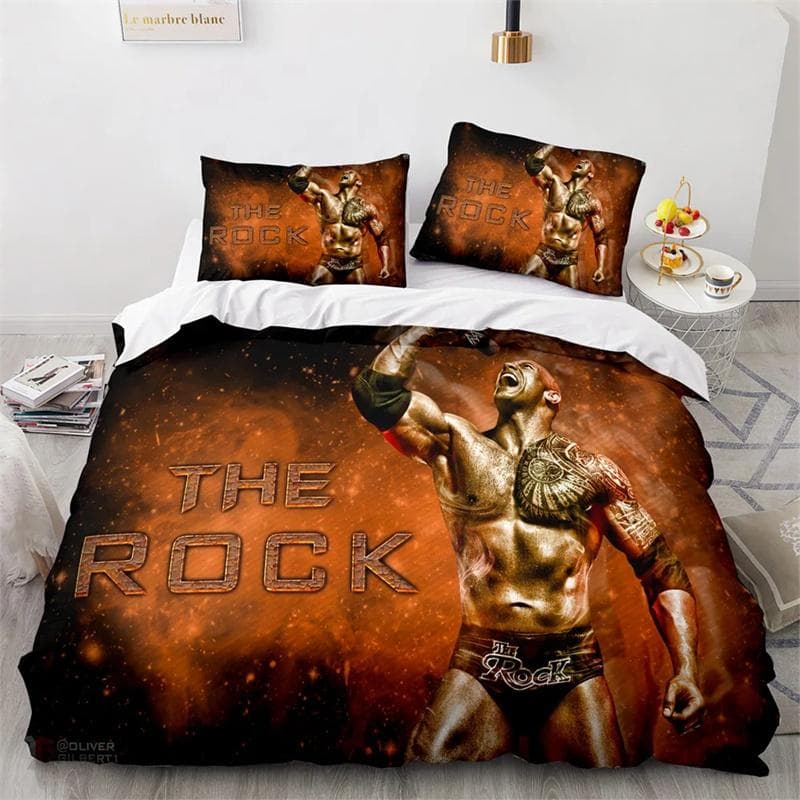 WWE EAW Bedding Set Single Twin Full Queen King Size Wrestling Game Bed Set Aldult Kid Bedroom Duvetcover Sets 3D Print 140x210cm 2pcs