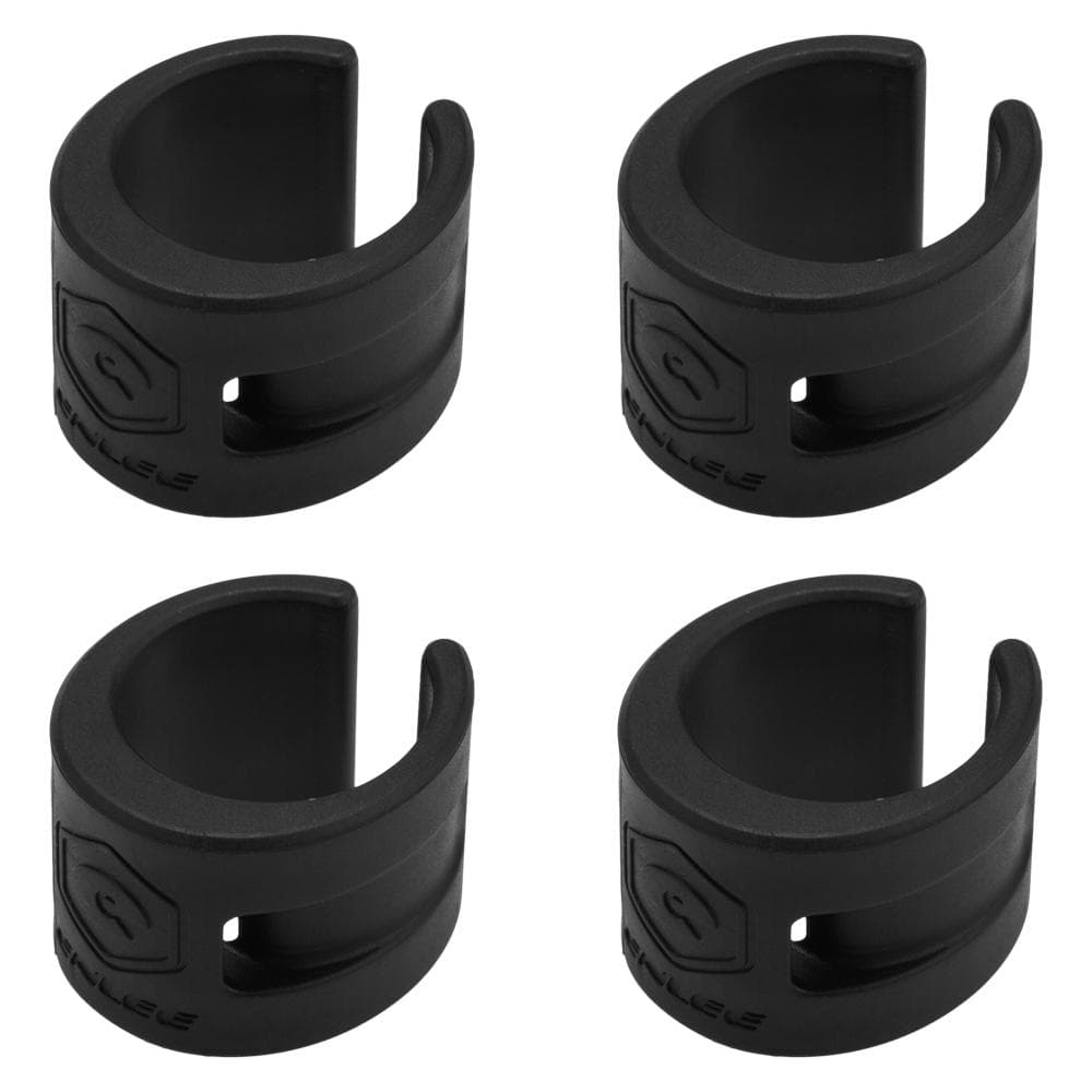 4 PCS Bicycle Frame Protector Chainstay Protector Bicycle Chain Stay Guards For Cycling black