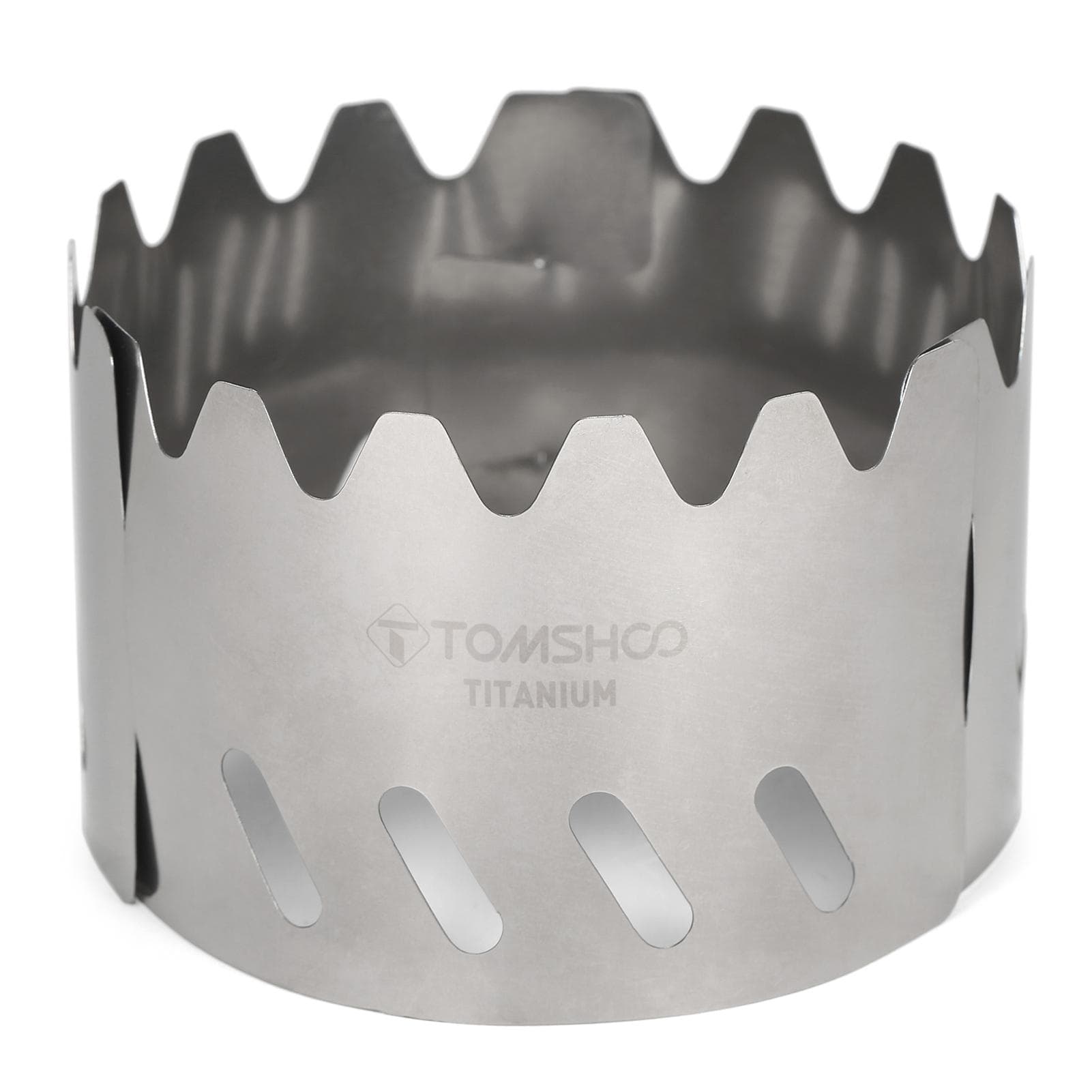 TOMSHOO Portable Outdoor Ultralight Titanium Alcohol Stove Rack Stand Windscreen for Camping Hiking