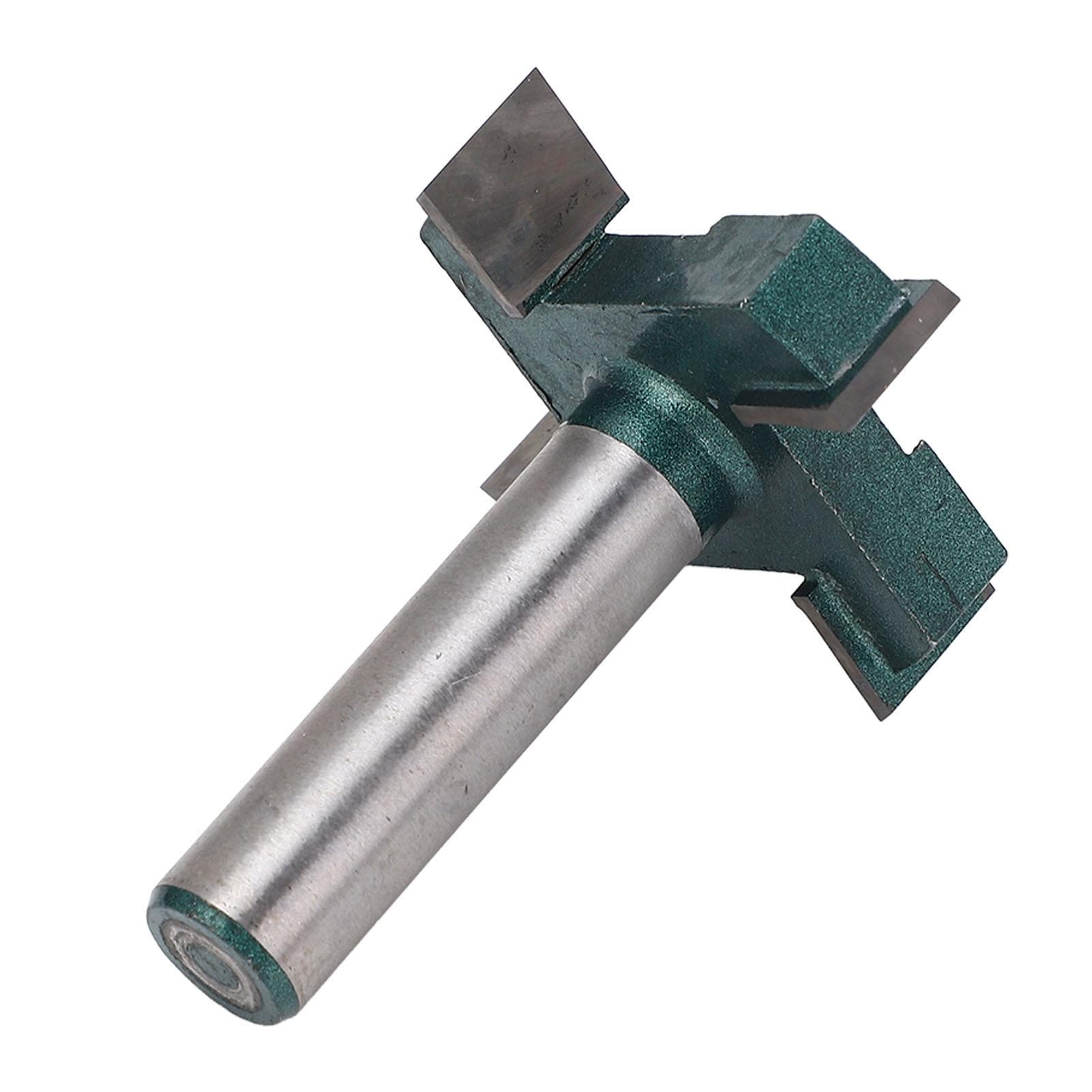 CNC Router Bit 4 Flute T Shaped Spoilboard Surfacing Bit Woodworking Milling Cutter 12 Shank 2