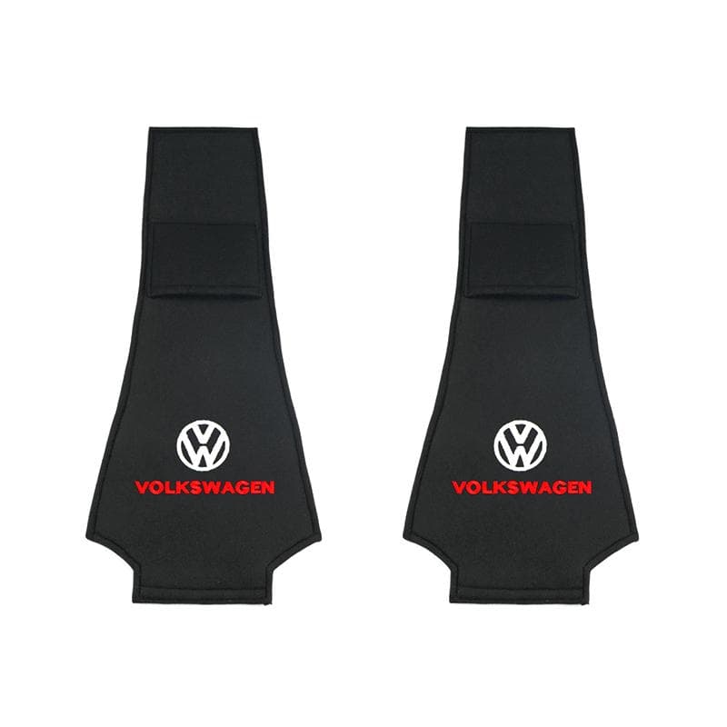 2026 Hot For VW VOLKSWAGEN Set Car seat Neck Pillows&Seat Belt Cover Comfort Rest Travel Cushion For Volkswagen VW GOLF Polo Tig