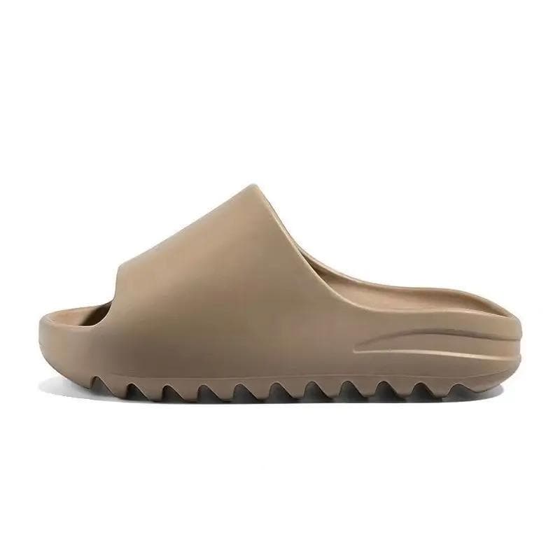 Crestar Fashion Brand Summer Slippers For Women Men EVA Sandals Unisex Soft Beach Slides Unisex Comfortable Home Shower Shoes 38-39 brown